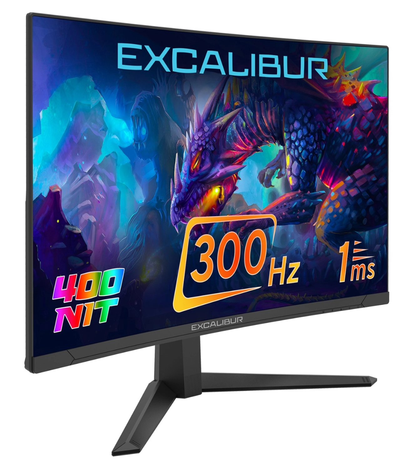 Casper Excalibur M.e27Fvc-E 27" 300Hz 1Ms 400Nit Fast Va Curved Hdr10 Oyuncu Monitörü - Görsel 3