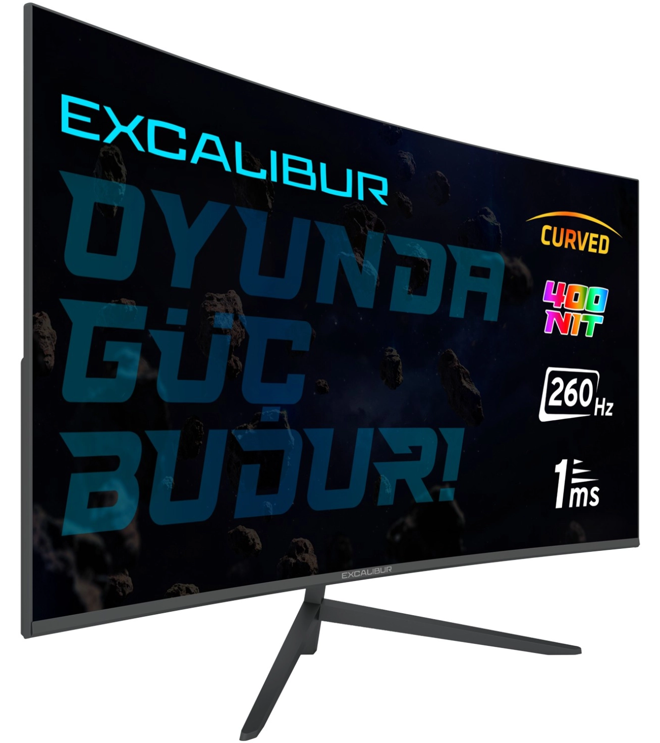 Casper Excalibur M.e315Fhd-G 31.5" 260Hz 1Ms 400Nit (Hdmi+Display) Curved Freesync + G-Sync Fhd Monitör ürün görseli