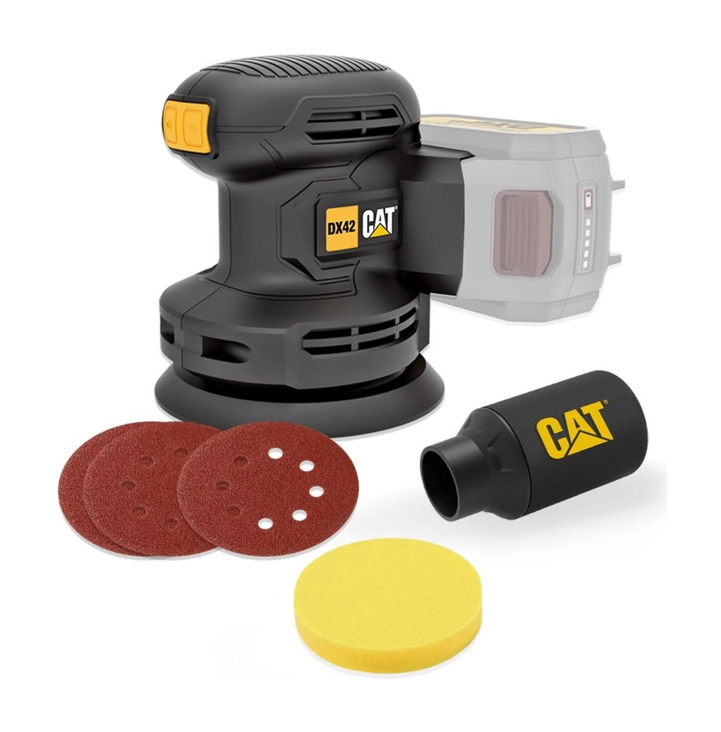 Cat Dx42B 18Volt 125Mm Profesyonel Devir Ayarlı Eksantrik Zımpara ürün görseli