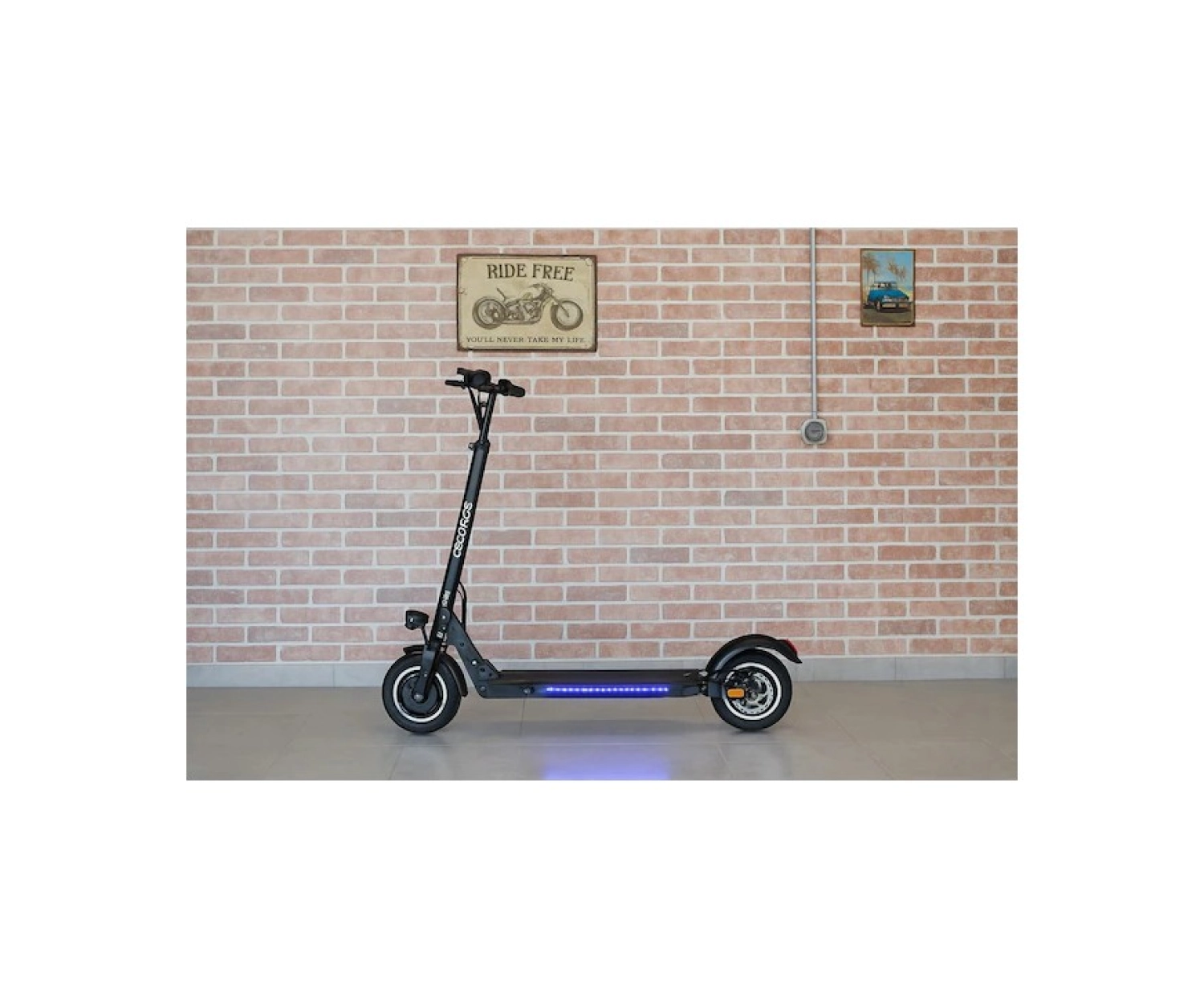 Citycoco Amortisörlü T4 Elektrikli Scooter / Elektrikli Kaykay - Görsel 3
