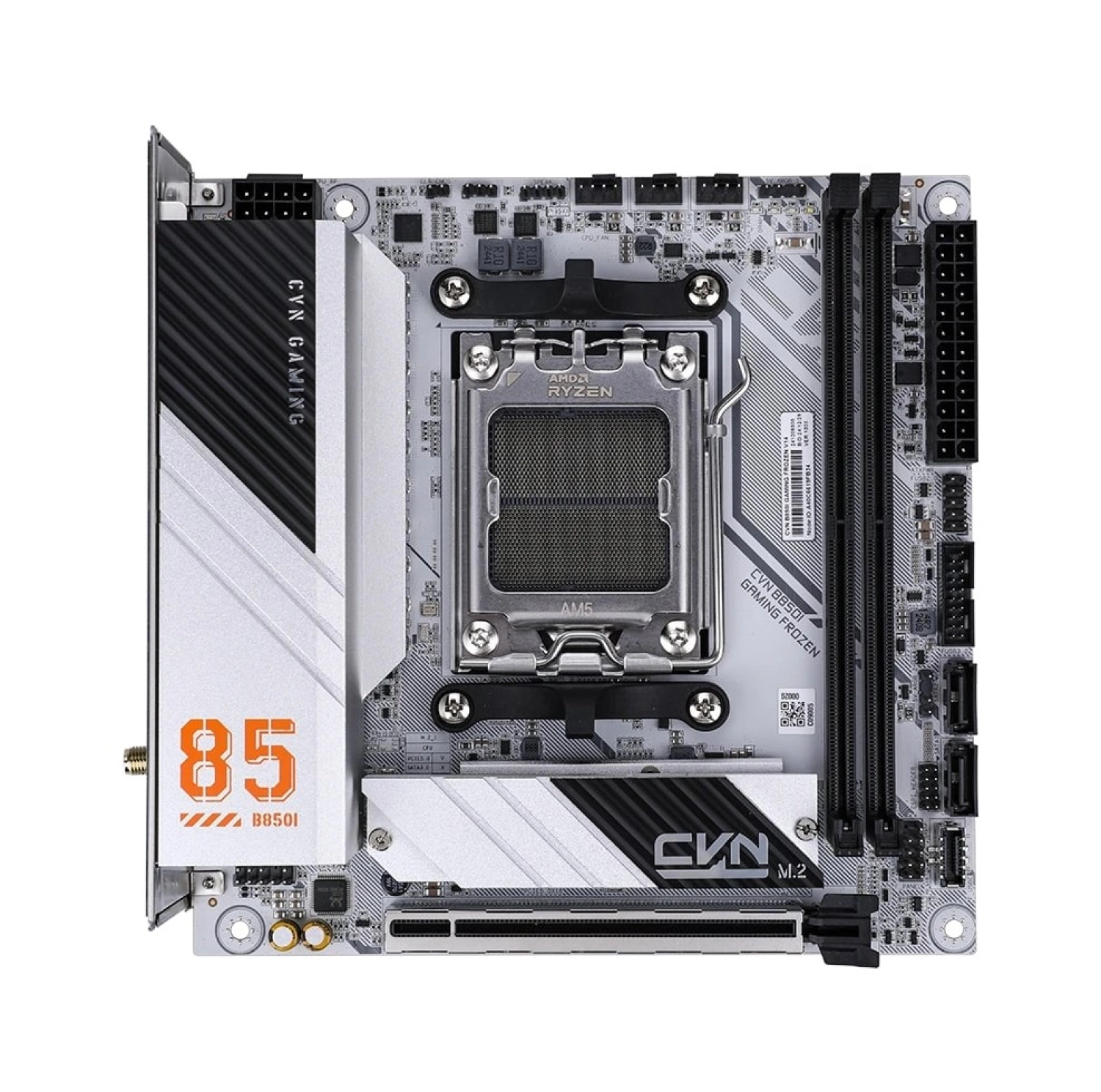 Colorful Cvn B850I Gaming Frozen V14 Ddr5 8000Mhz Itx Gaming (Oyuncu) Anakart - Görsel 2