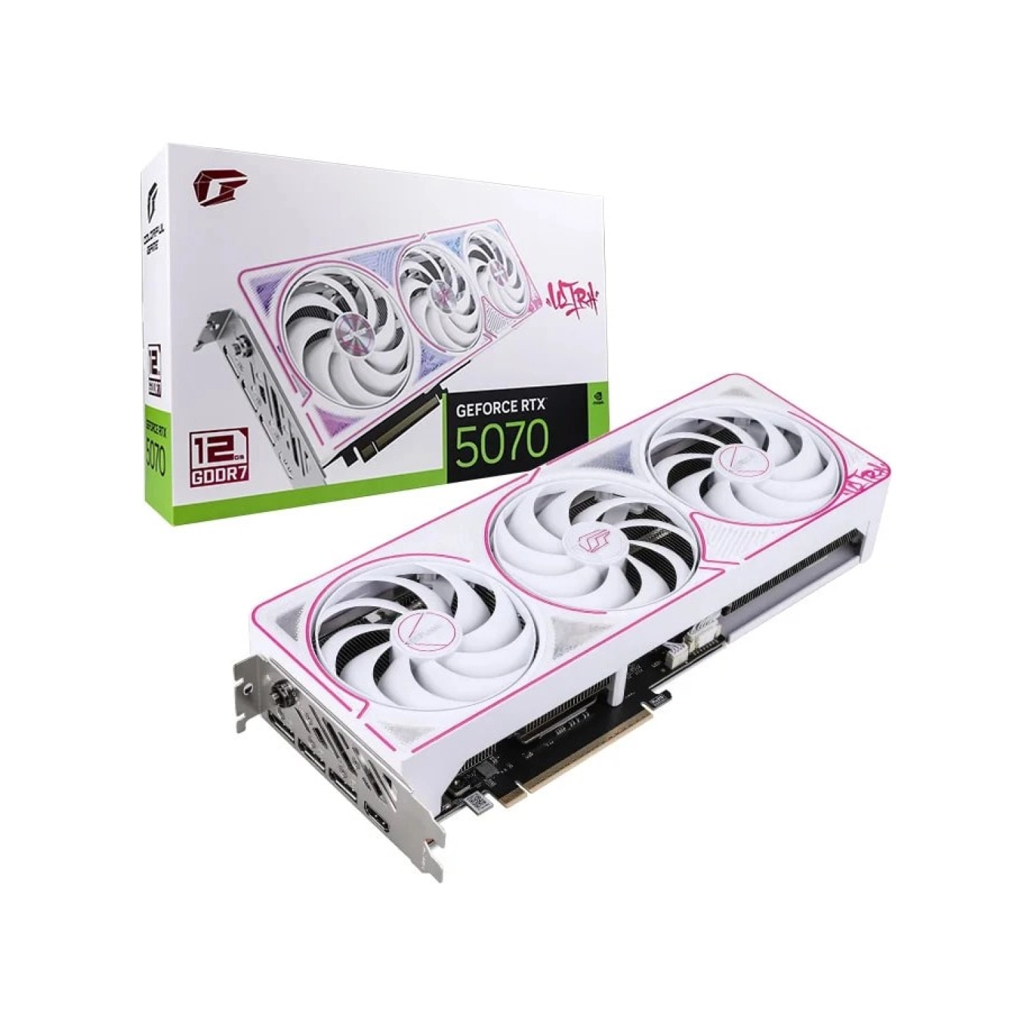 Colorful Igame Geforce Rtx 5070 Ultra W Oc Gddr7 192Bit (Oc 12Gb-V) 12Gb Gaming (Oyuncu) Ekran Kartı ürün görseli