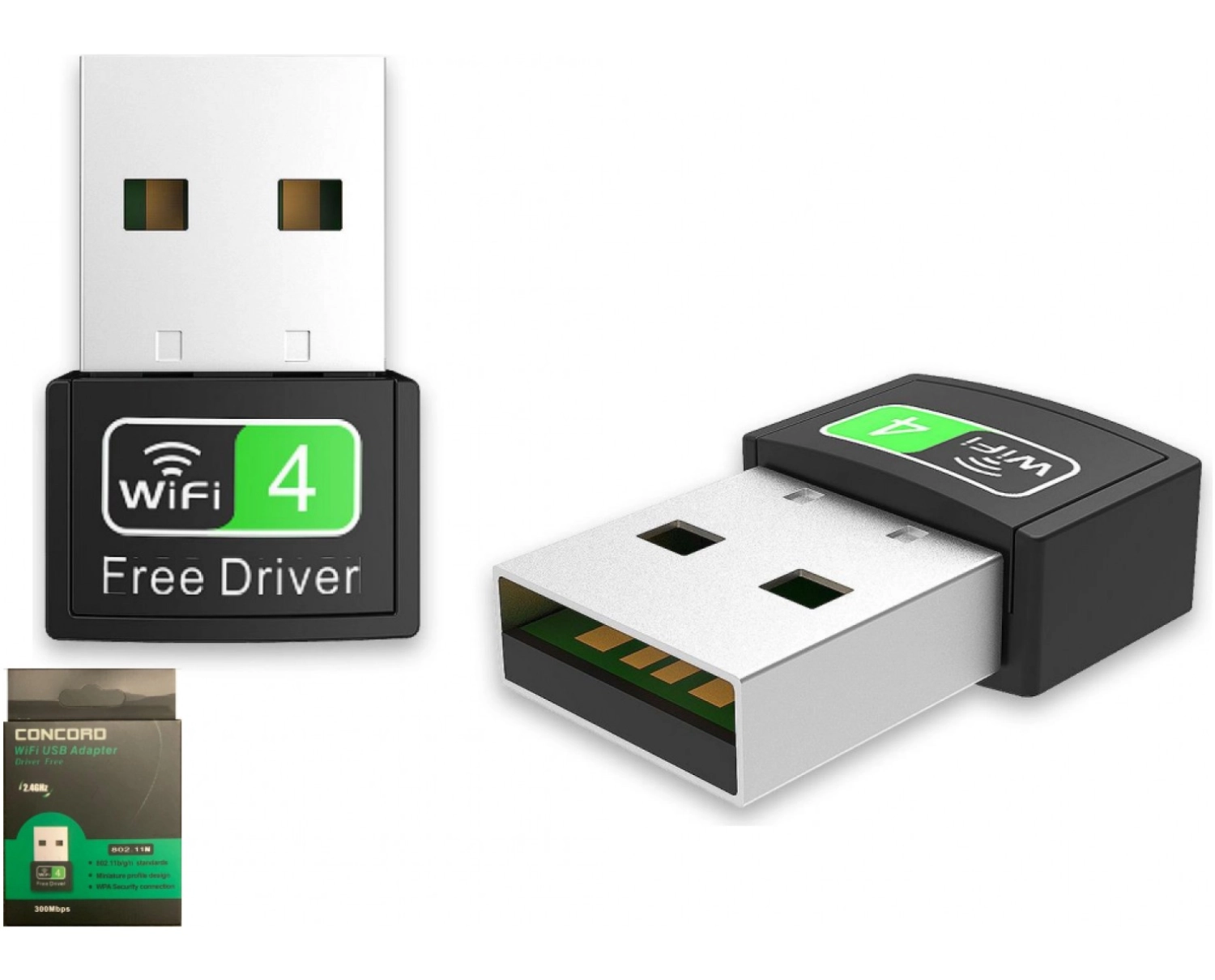 Concord W-4 300Mbps Usb Wifi Alıcı Adaptör - Görsel 2