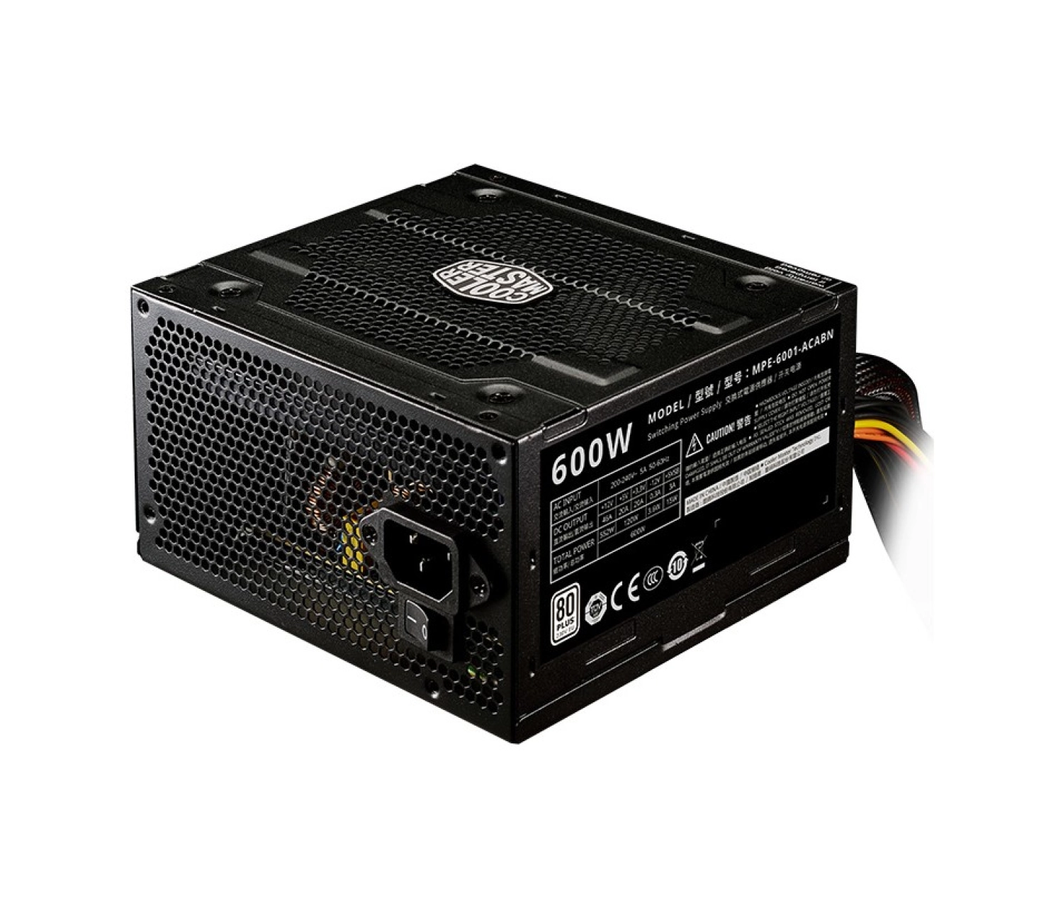 Cooler Master Elite V4 600W 80+ Aktif Pfc 120 Mm Fanlı Psu (Mpe-6001-Acabn-Eu) - Görsel 5