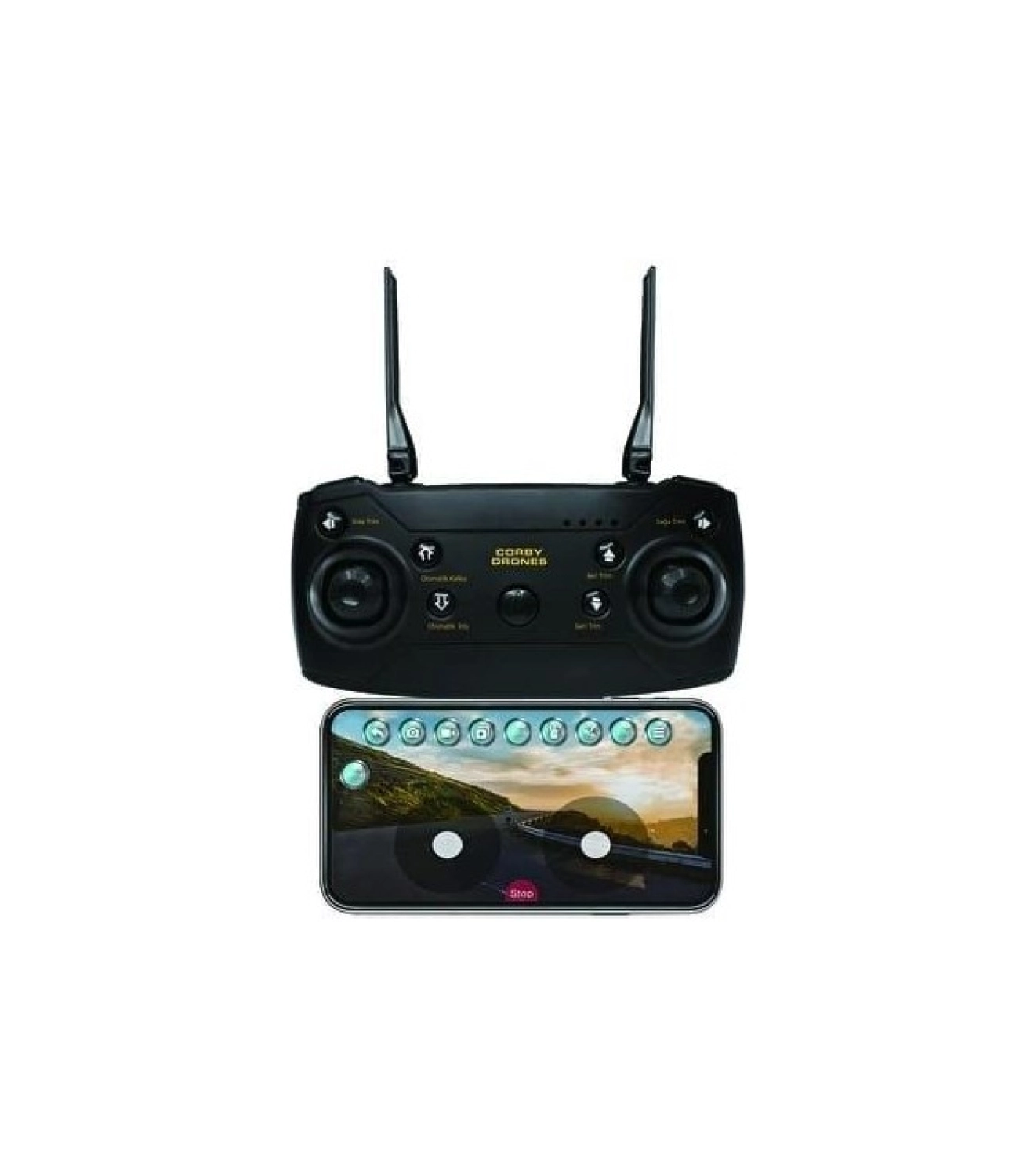 Corby Cx017-2B Yedek Bataryalı 1080 P Kamera Ve Çanta Zoom Ultimate Smart Drone - Görsel 2