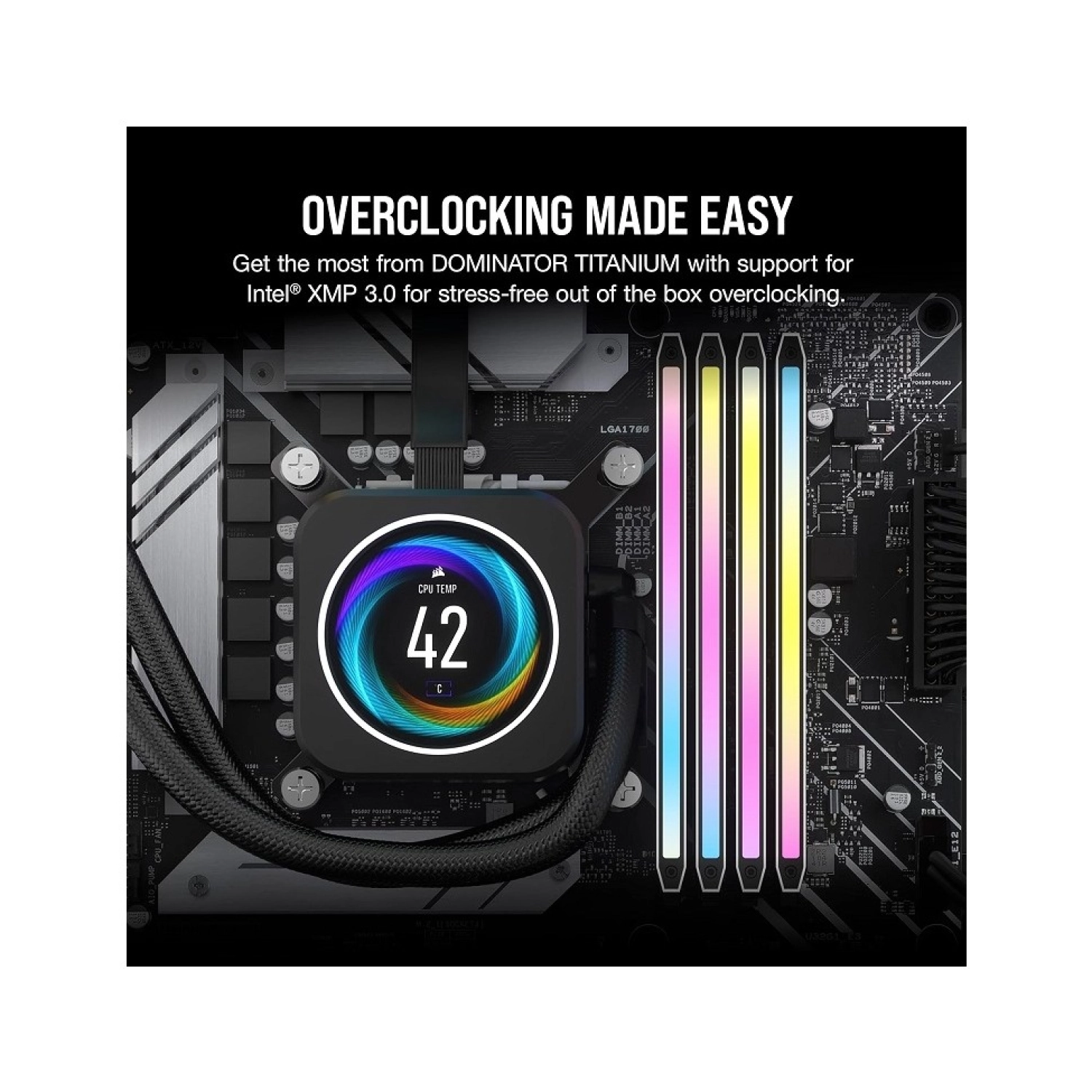 Corsair Dominator Titanium 48Gb (2X24Gb) Ddr5 7000Mhz Cl36 Ram (Cmp48Gx5M2B7000C36W) - Görsel 4