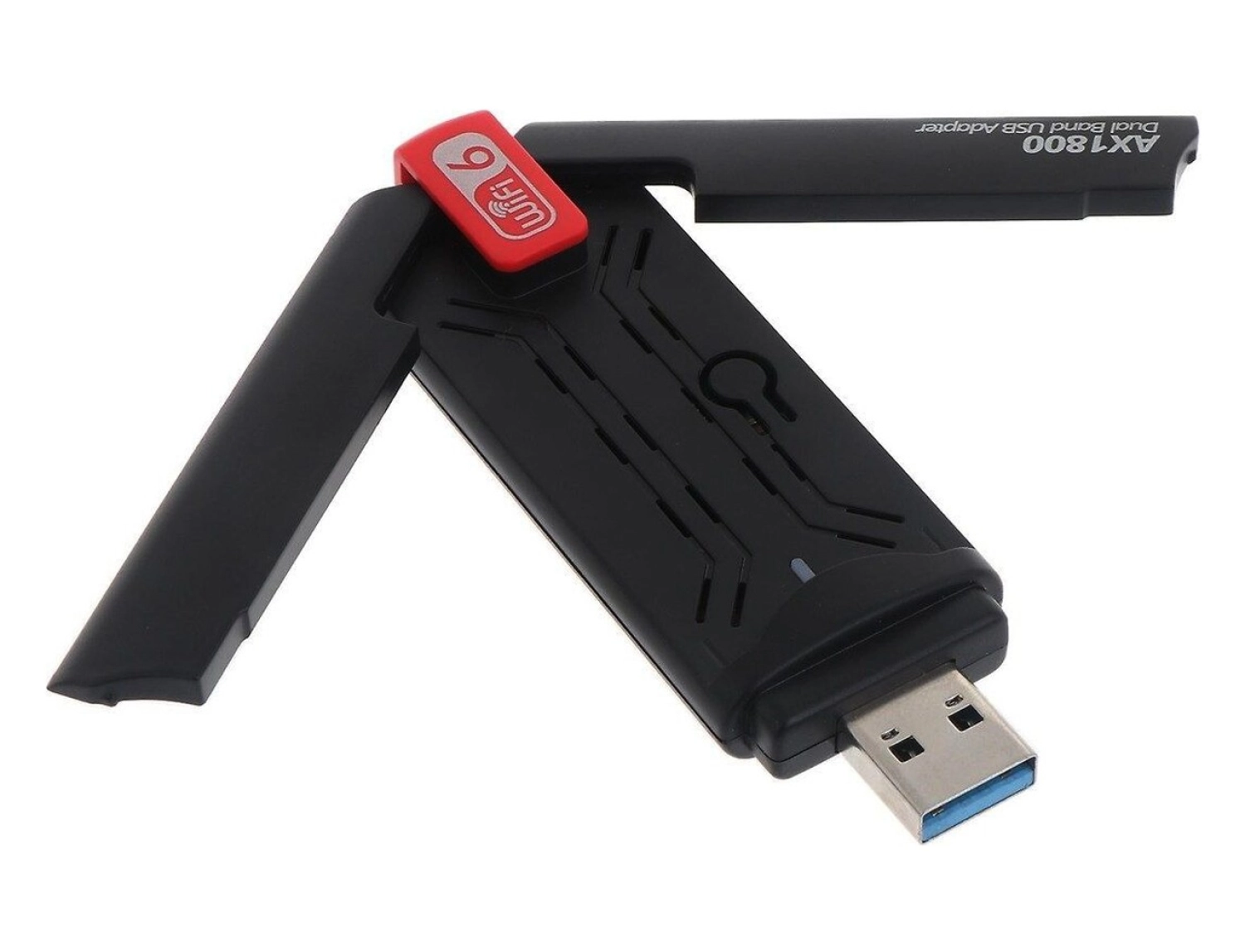 Coverzone Wireless Wifi 6 Usb Adaptör Ax1800 Dual Band 2.4/5Ghz Usb 3.0 Ağ Kartı ürün görseli