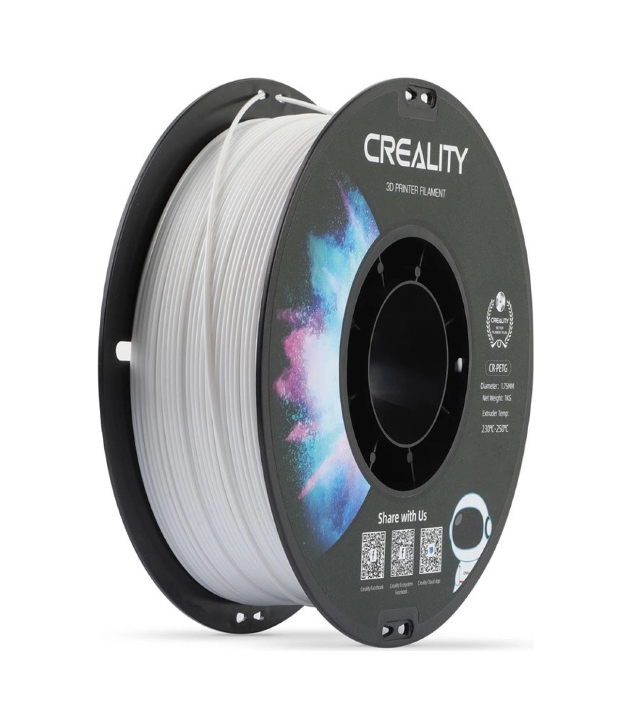 Creality Cr-Petg Beyaz Filament 1.75Mm - - Görsel 2