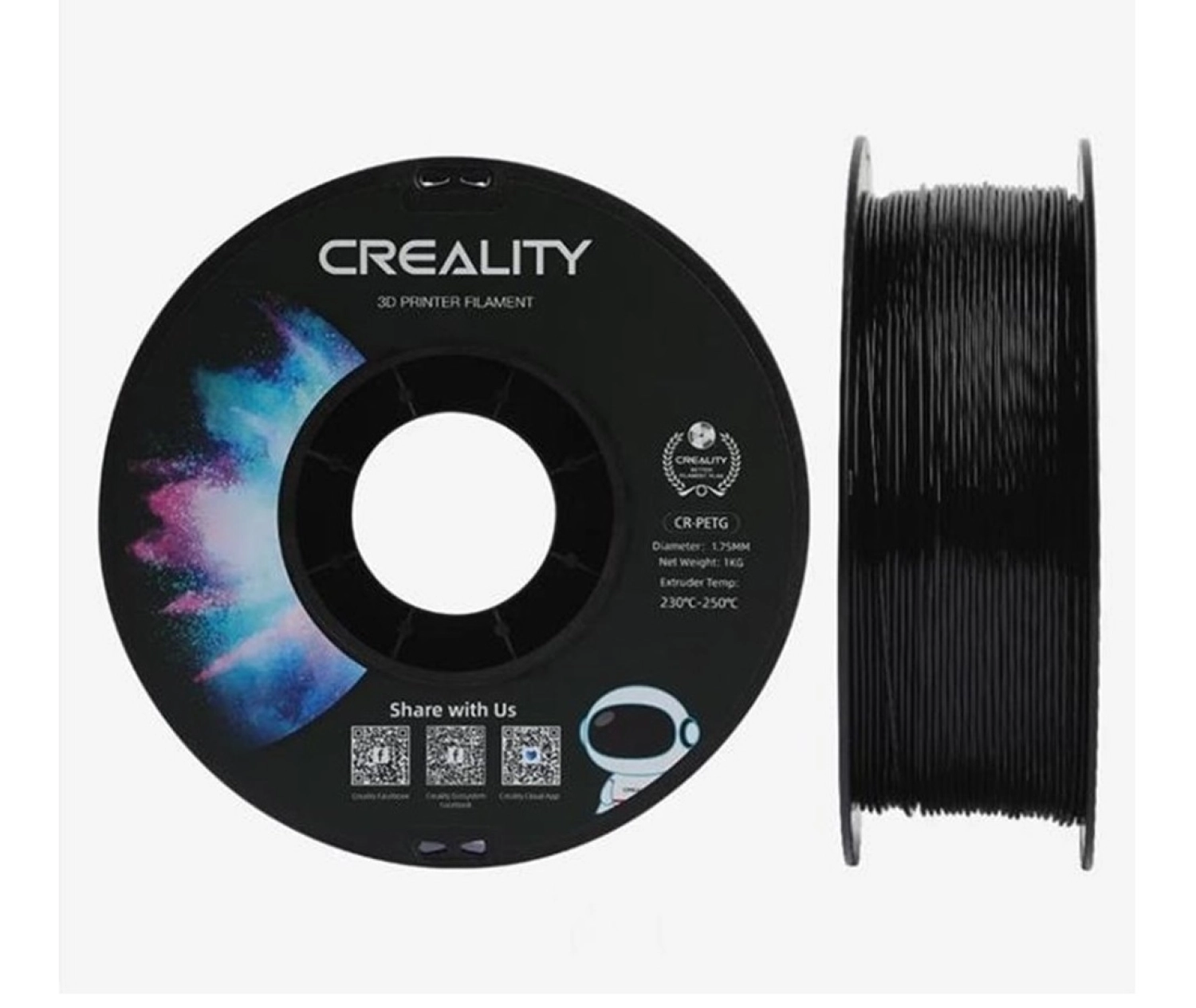 Creality Cr-Petg Siyah Filament 1.75Mm - - Görsel 2