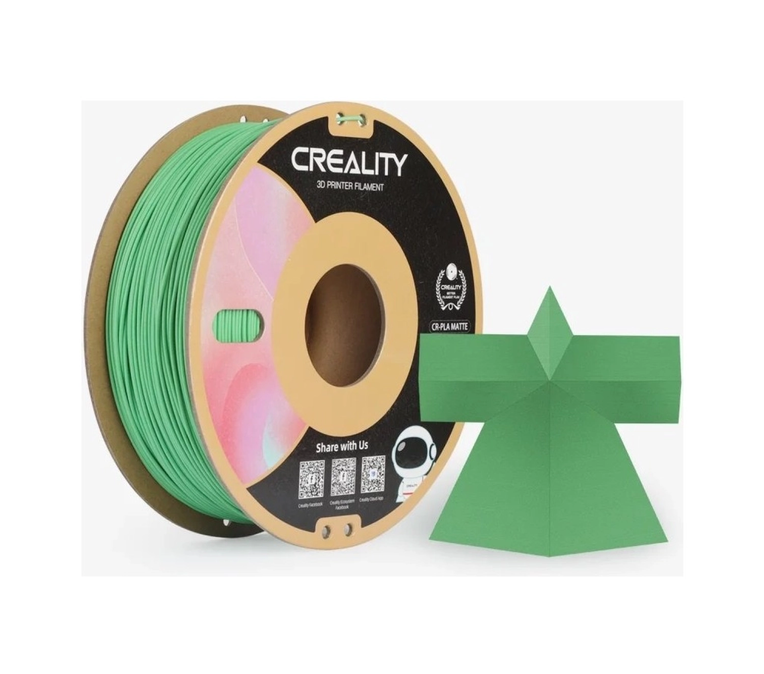 Creality Cr-Pla Mat Avokado Yeşili 1.75Mm Pla 3D Baskı Filamenti ürün görseli