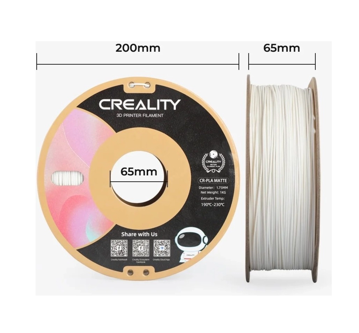 Creality Cr-Pla Mat Avokado Yeşili 1.75Mm Pla 3D Baskı Filamenti - Görsel 3