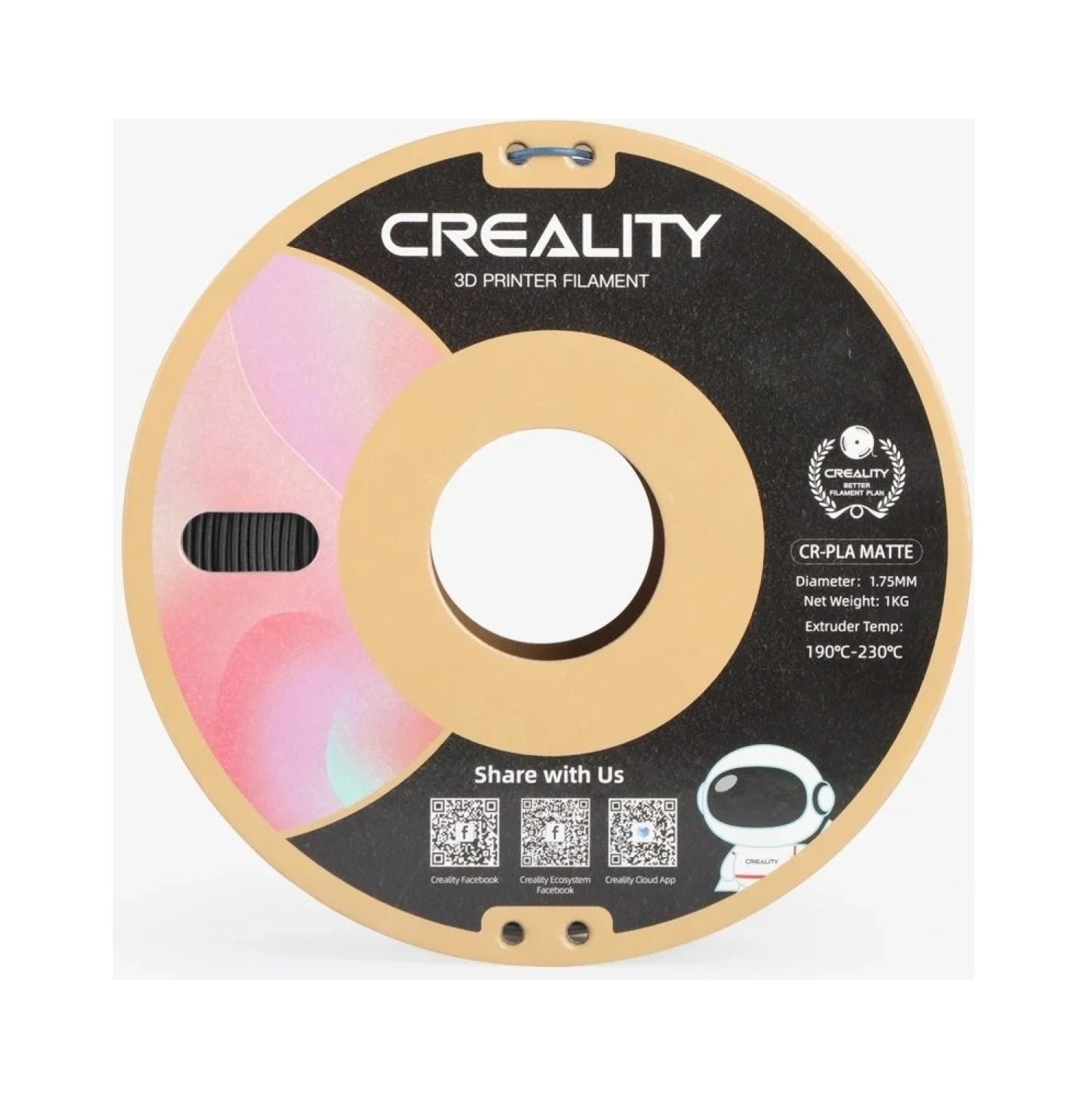 Creality Cr-Pla Mat Çilek Kırmızısı 1.75Mm Pla 3D Baskı Filamenti - Görsel 3