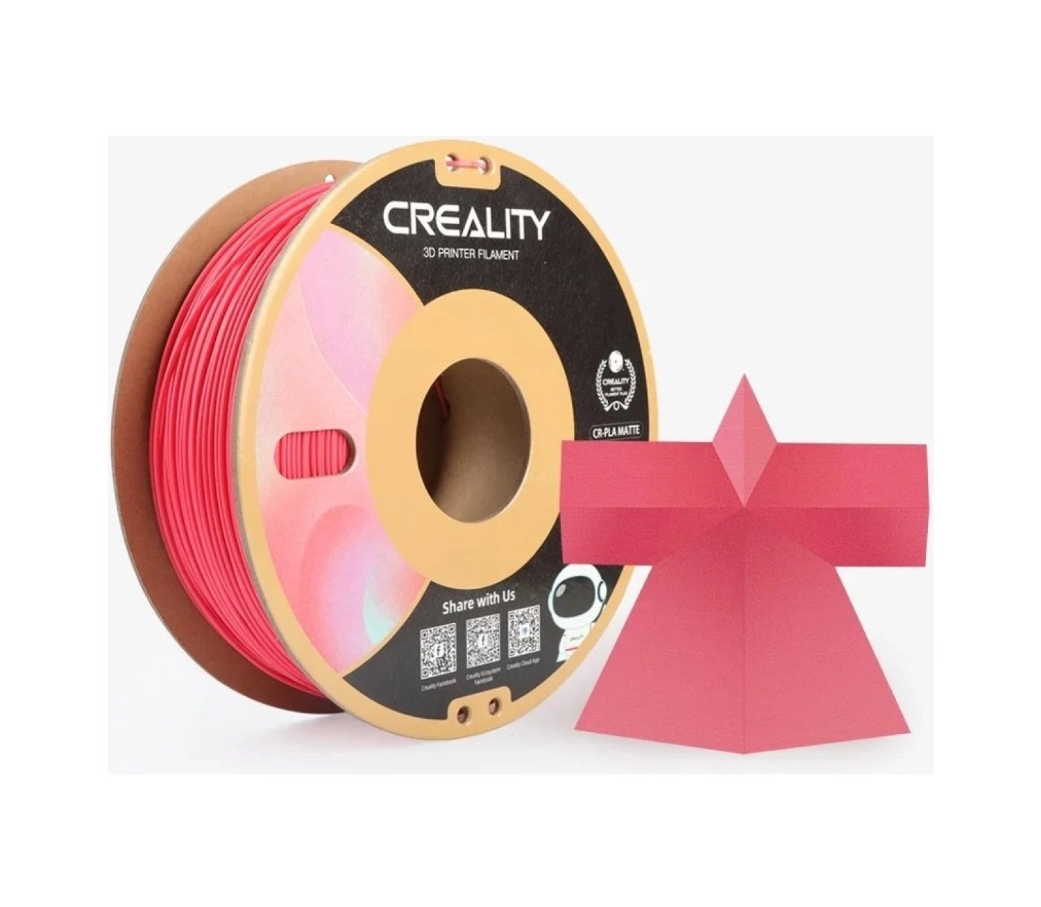 Creality Cr-Pla Mat Çilek Kırmızısı 1.75Mm Pla 3D Baskı Filamenti ürün görseli