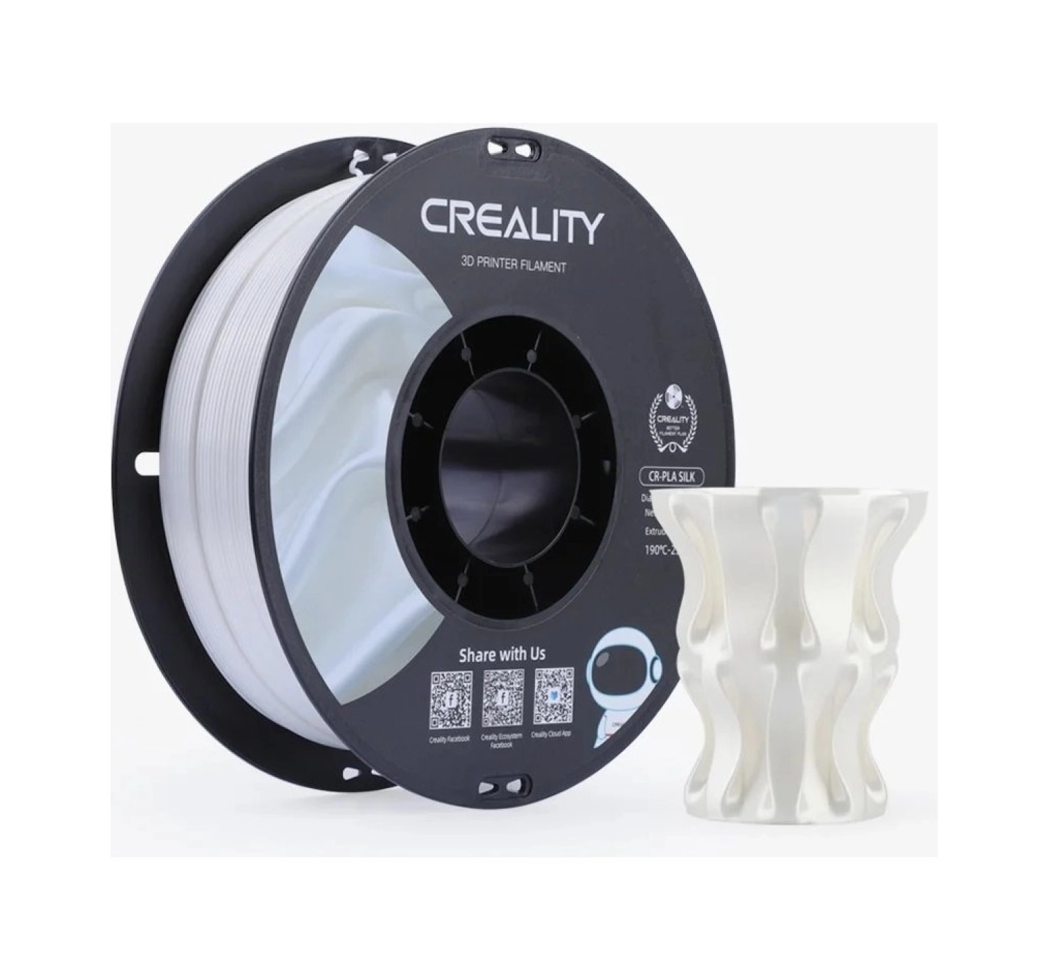 Creality Cr-Silk Pla 1,75Mm 3D Filament - Beyaz ürün görseli