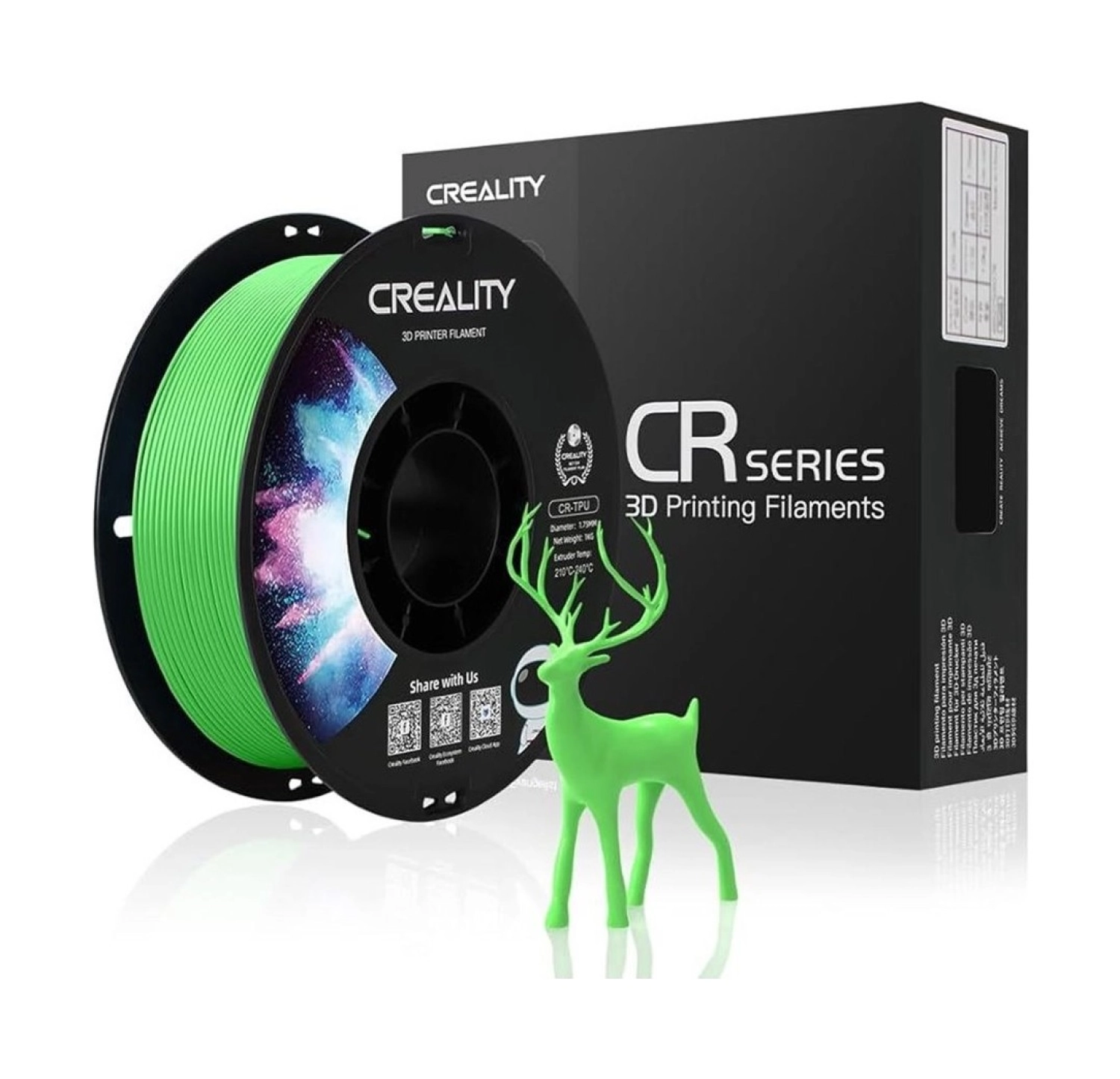 Creality Cr-Tpu Yeşil Filament 1.75Mm ürün görseli
