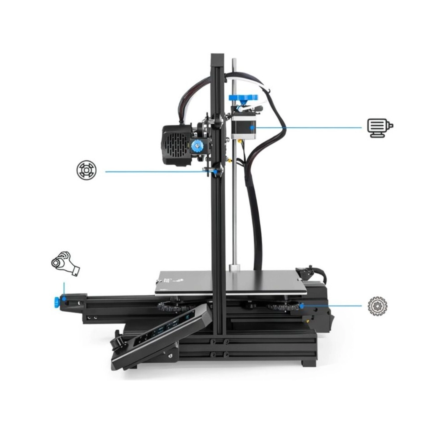 Creality Ender 3 V2 - Geliştirilmiş 3D Yazıcı - Görsel 4
