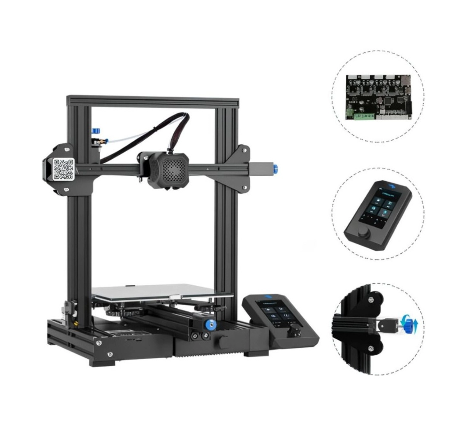 Creality Ender 3 V2 - Geliştirilmiş 3D Yazıcı - Görsel 2
