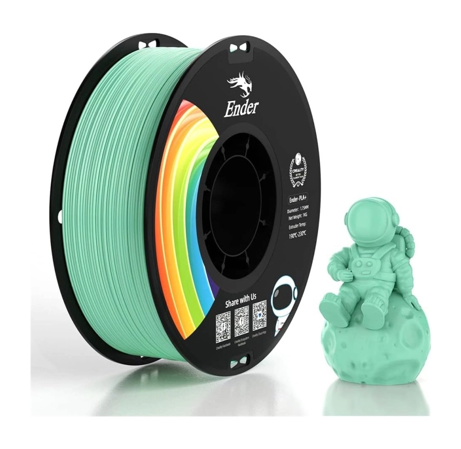 Creality Ender Pla+ Filament Yeşim Yeşili 1.75Mm ürün görseli