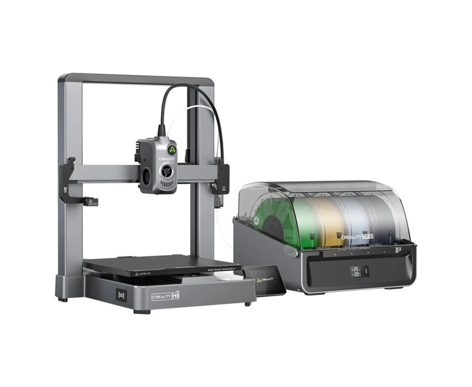 Creality Hi Combo Yüksek Hızlı Çok Renkli 3D Yazıcı - Görsel 3