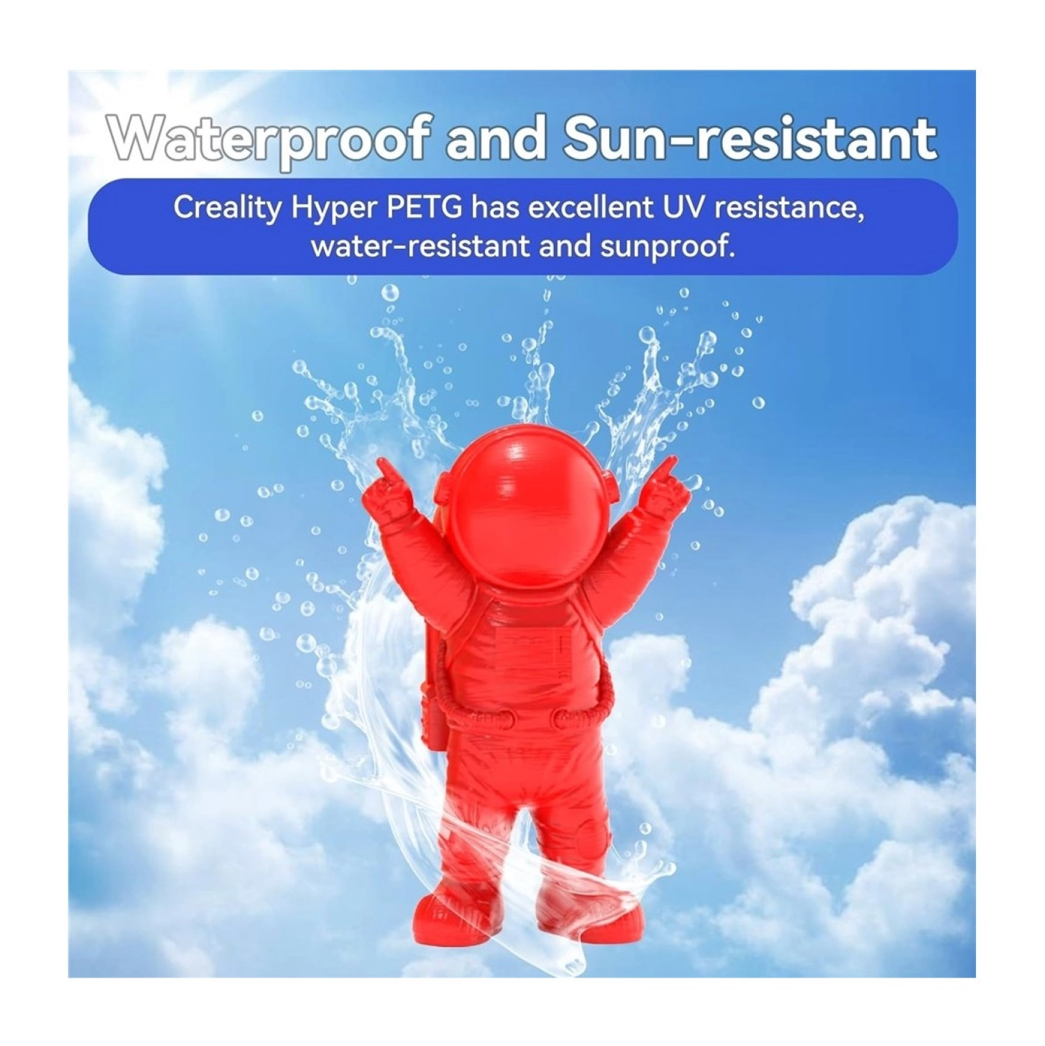 Creality Hyper Petg Kırmızı Filament 1.75Mm - Görsel 4