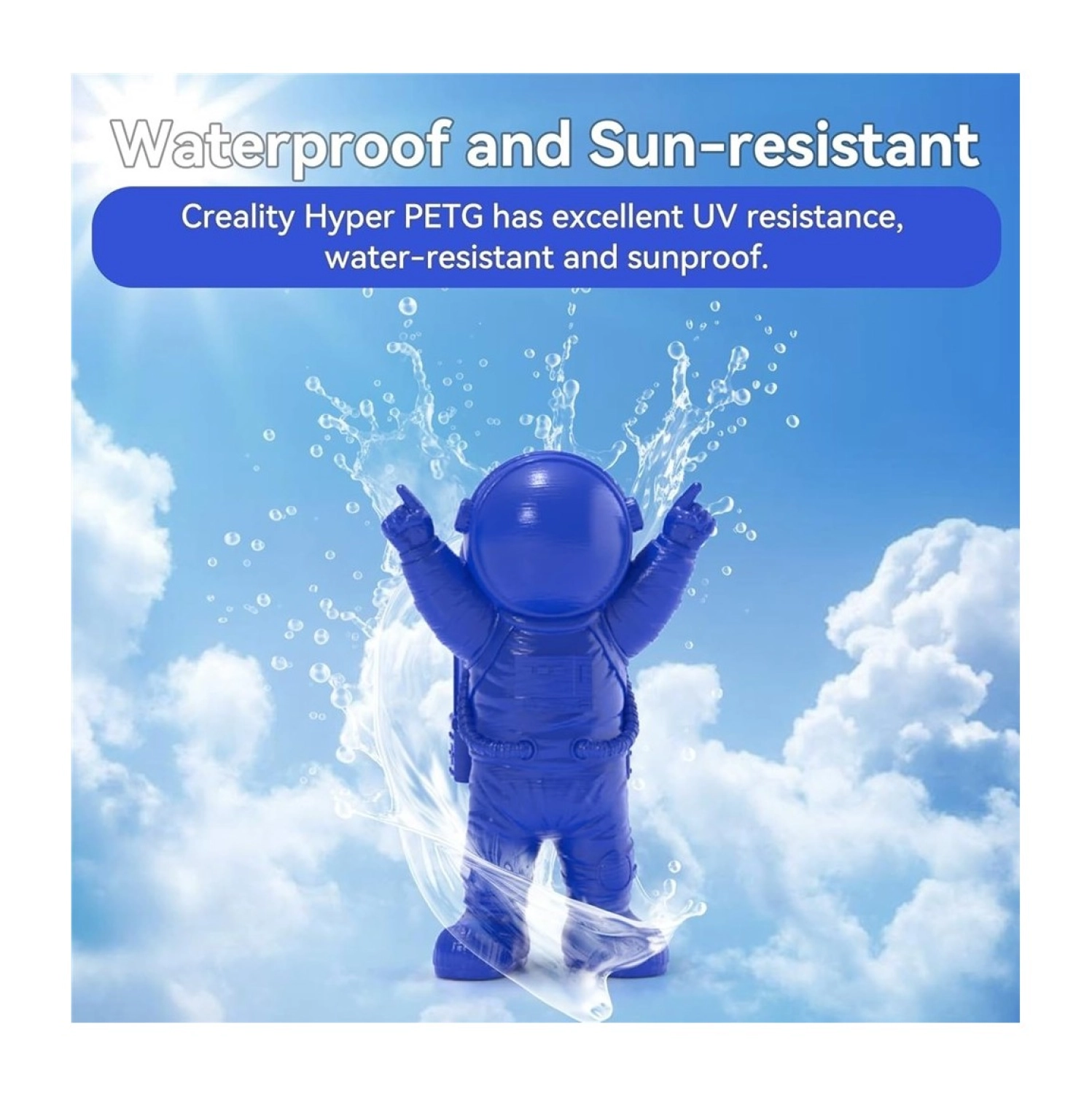 Creality Hyper Petg Mavi Filament 1.75Mm - - Görsel 4