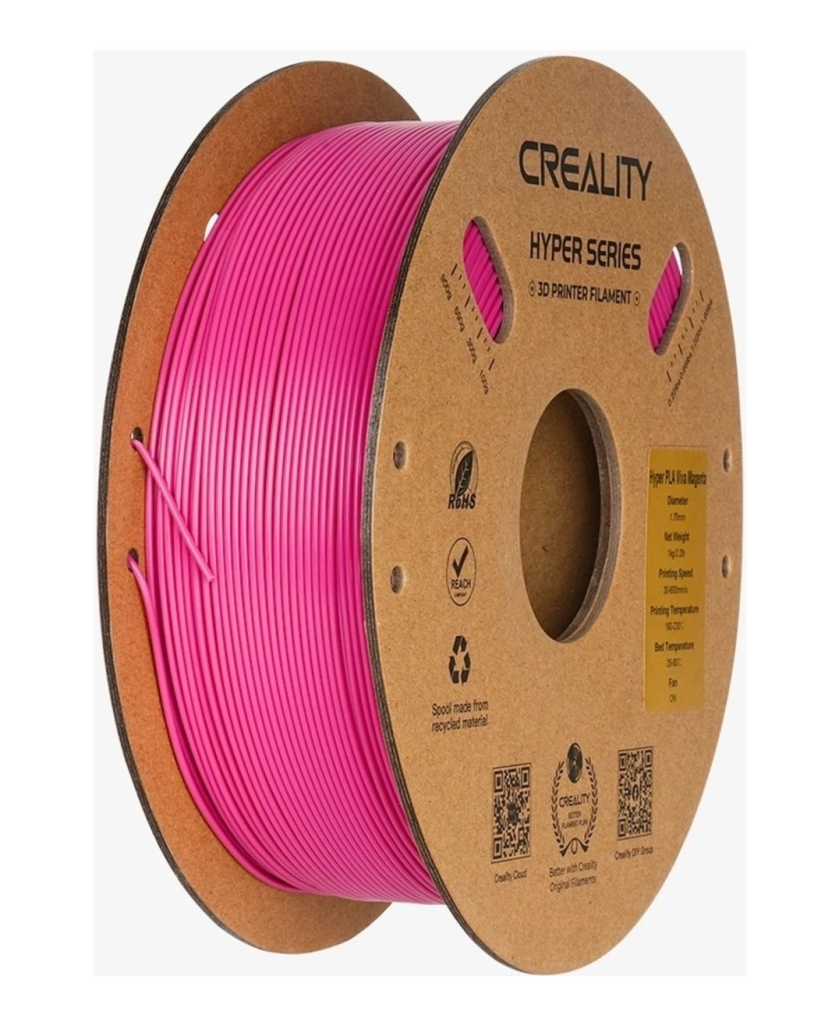 Creality Hyper Pla Filament Viva Magenta 1.75Mm 1Kg Tek Ebat ürün görseli