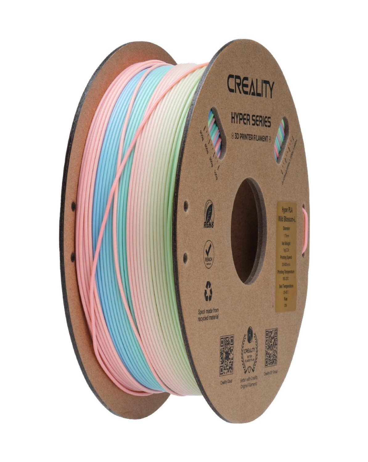 Creality Hyper Pla Gökkuşağı Filament Wild Blossom - Long 1.75Mm ürün görseli