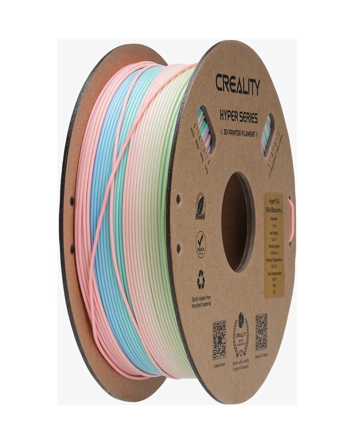 Creality Hyper Pla Gökkuşağı Spring Lake Filament 1.75Mm Standart ürün görseli