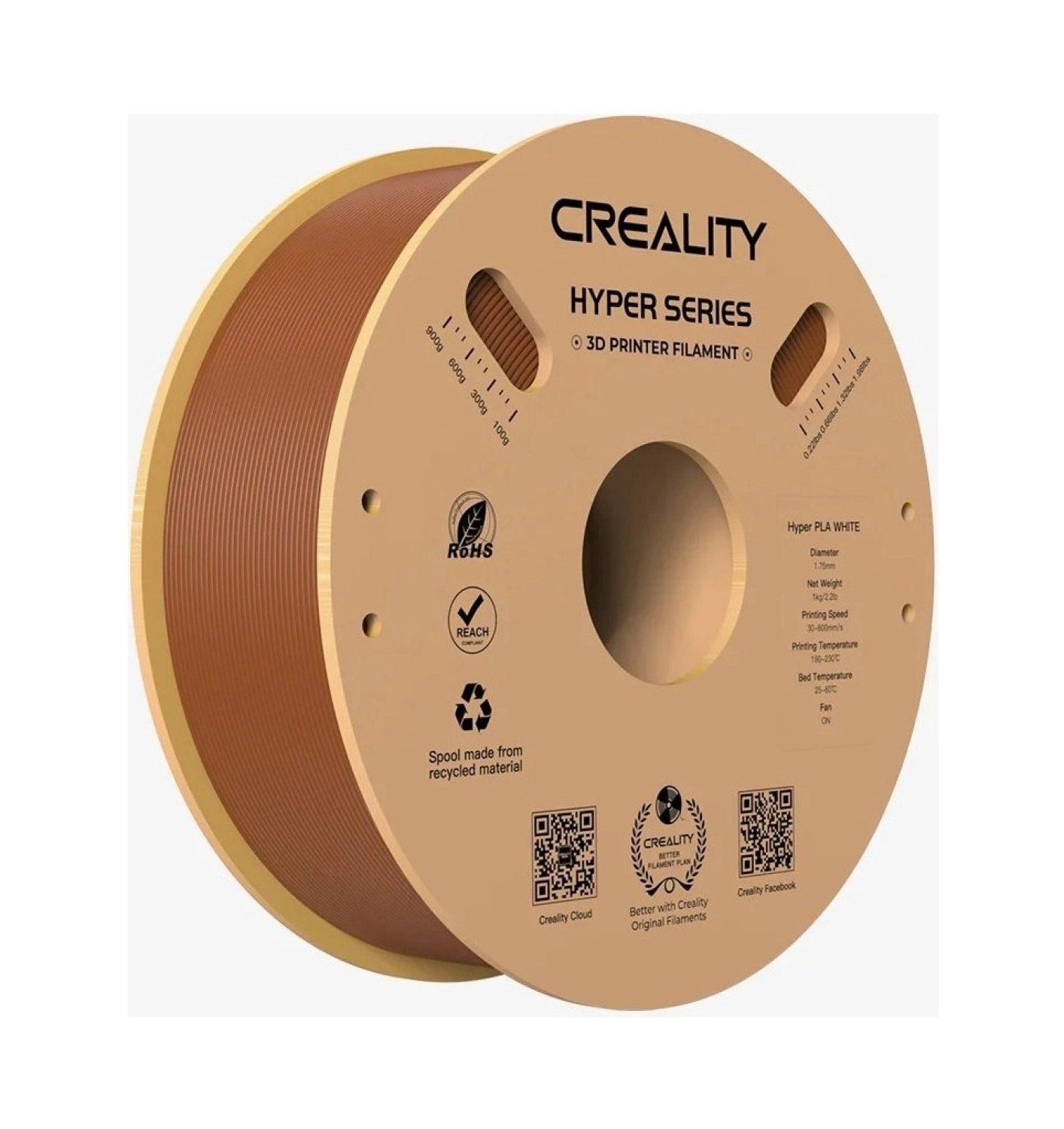 Creality Hyper Pla Kahverengi Filament 1.75Mm - Görsel 2