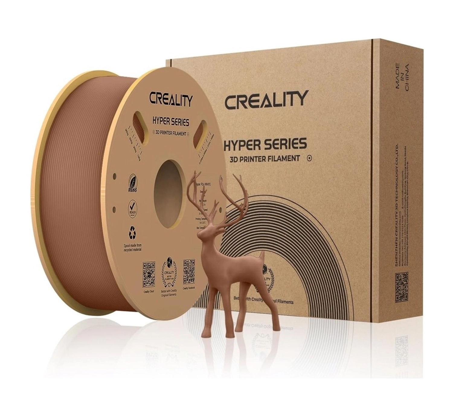 Creality Hyper Pla Kahverengi Filament 1.75Mm ürün görseli