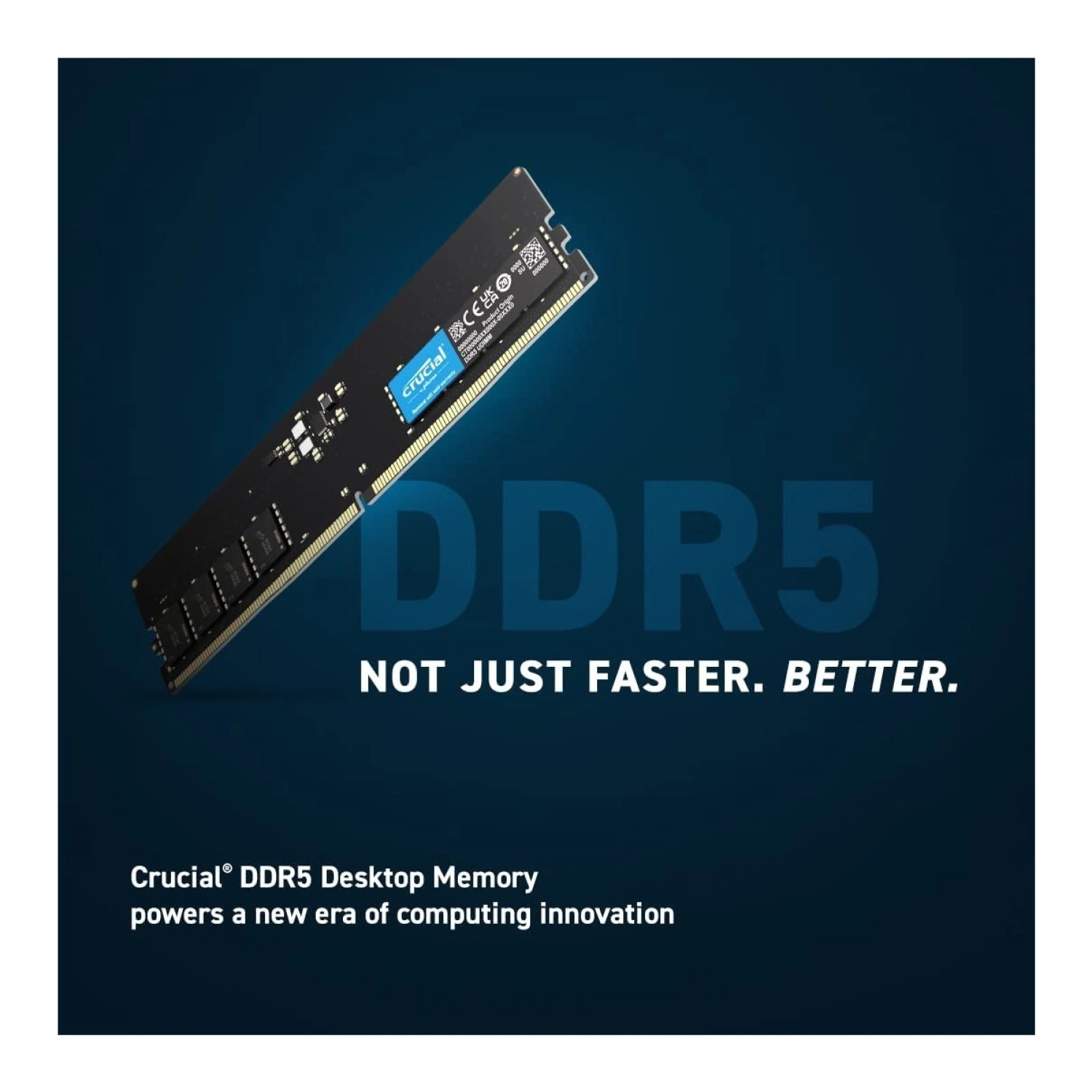 Crucial Cb16Gu4800E 16Gb Ddr5 4800 Udımm Masaüstü Pc Ram Bellek - Görsel 3