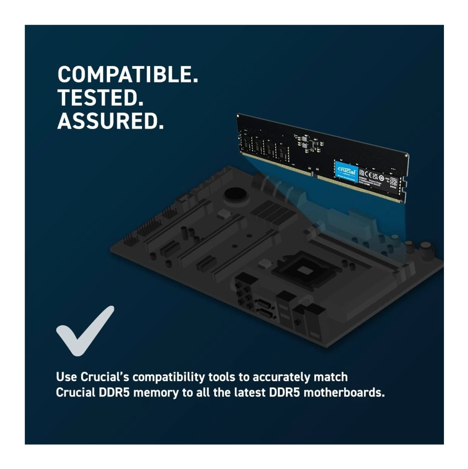 Crucial Cb16Gu4800E 16Gb Ddr5 4800 Udımm Masaüstü Pc Ram Bellek - Görsel 5