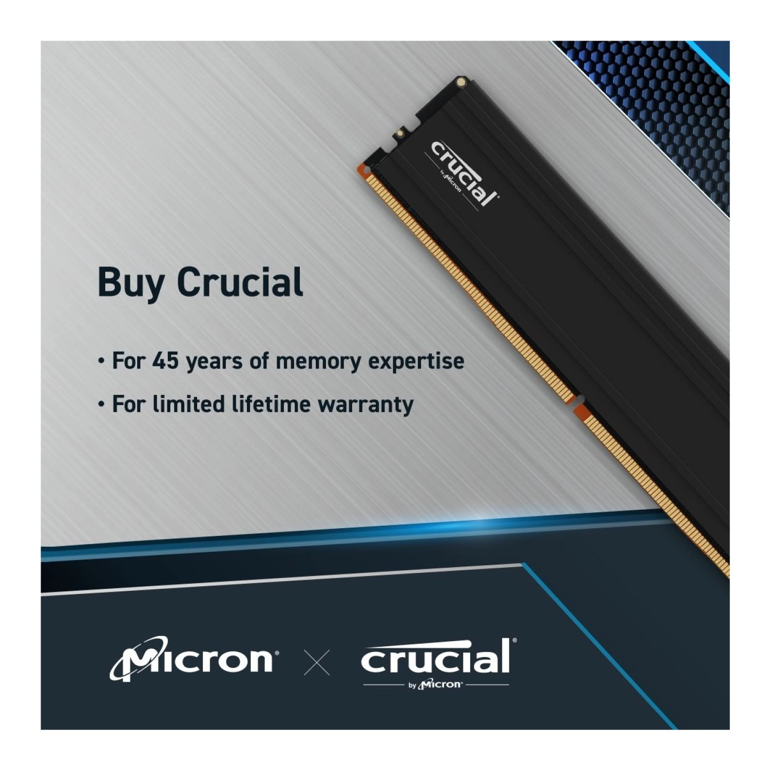 Crucial Pro 48 Gb 5600 Mhz Cl46 Cp48G56C46U5 Ddr5 Ram - Görsel 2