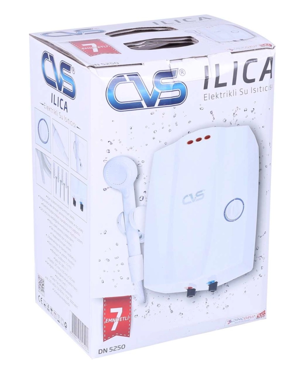 Cvs Ilıca Elektrikli 7 Kademeli Şofben Dn5250 - Görsel 2