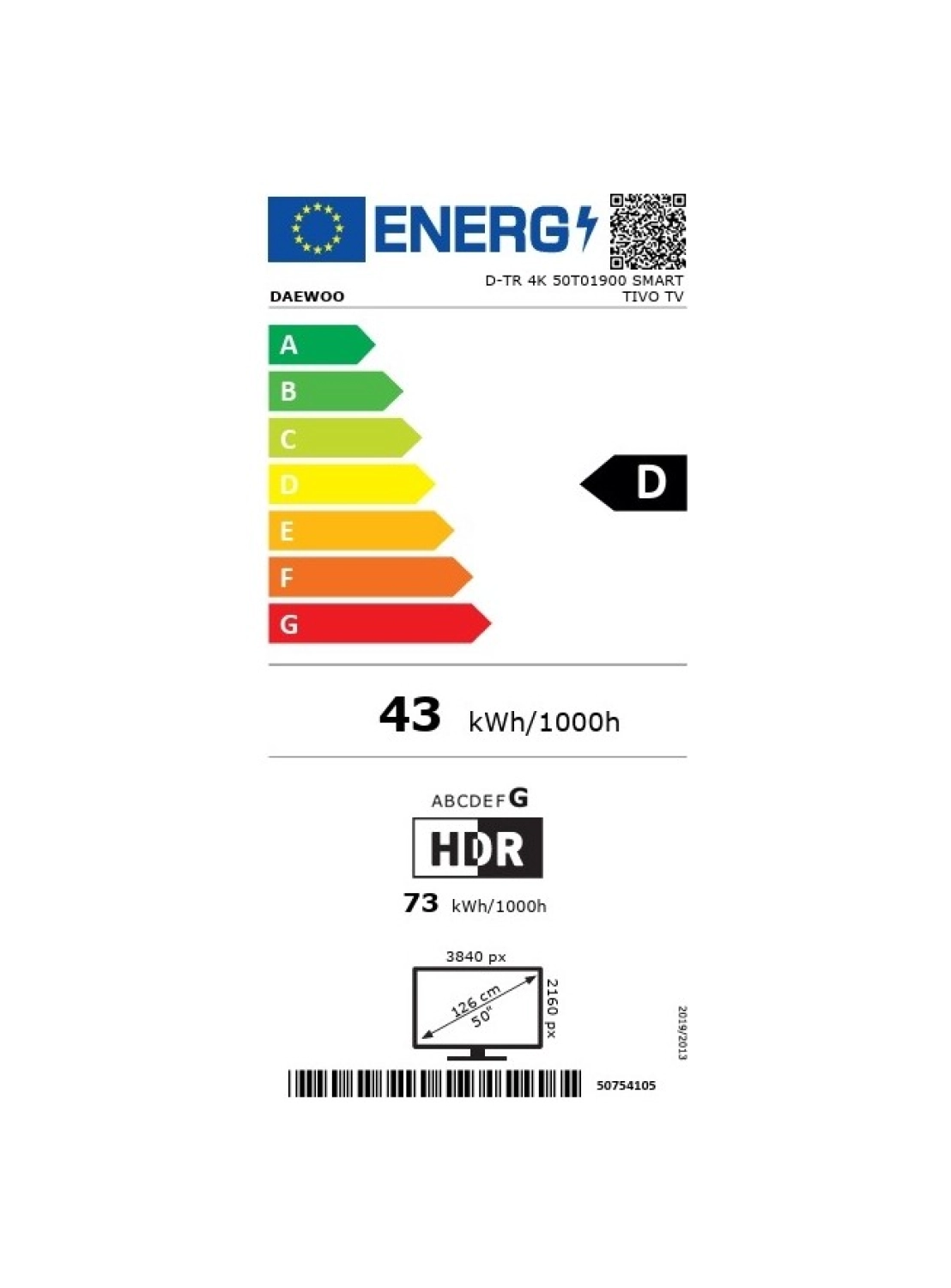 Daewoo 50T01900 50'' 126 Ekran Uydu Alıcılı 4K Ultra Hd Smart Ti̇vo Led Tv - Görsel 6