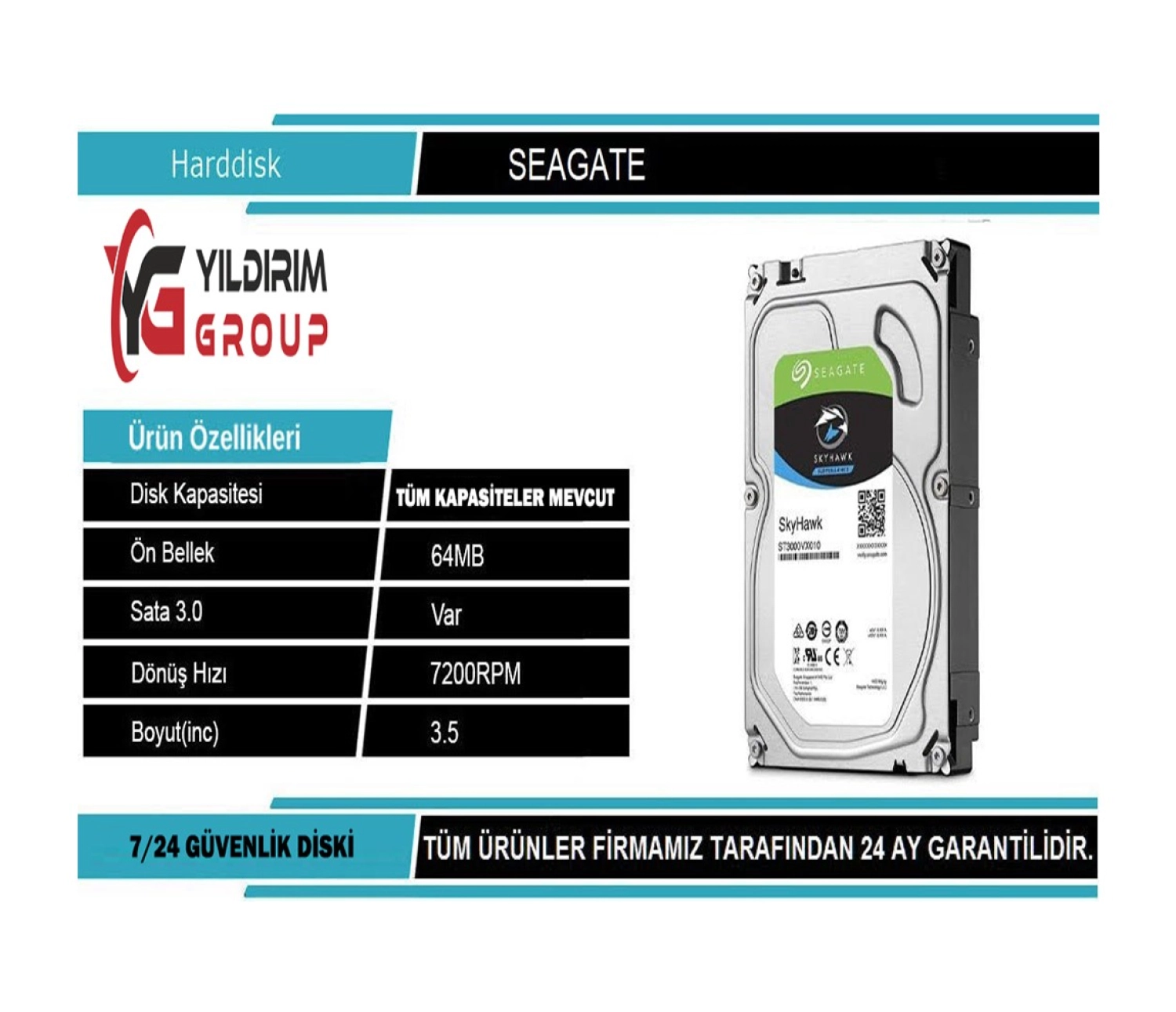 Dahua 4 Kameralı 2 Mp Ahd Güvenlik Kamera Sistemi - Görsel 4