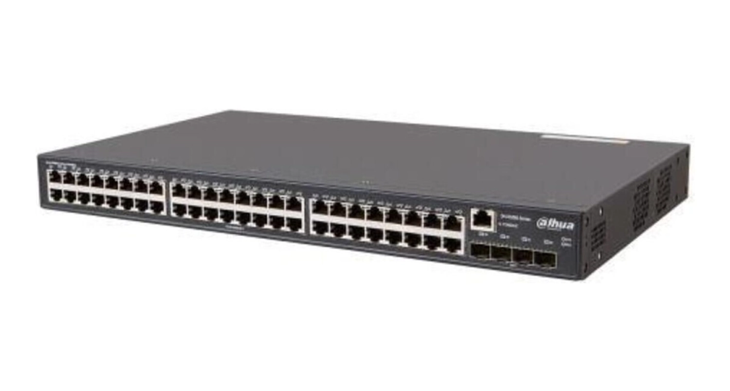 Dahua 48Port S5500-48Gt4Xf Gıgabıt 4-Sfp 10Gbe Yönetilebilir Switch - Görsel 2