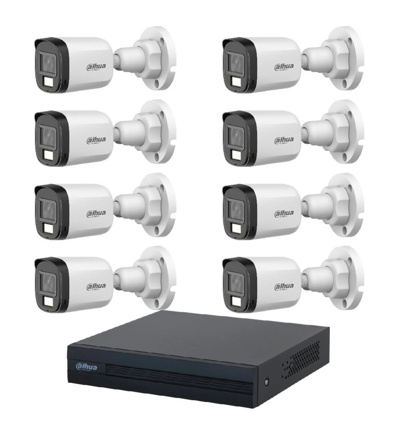 Dahua 5 Mp 8 Kameralı Sesli 30 Metre Renkli Gece Görüşlü Full Hd Kamera Seti ürün görseli