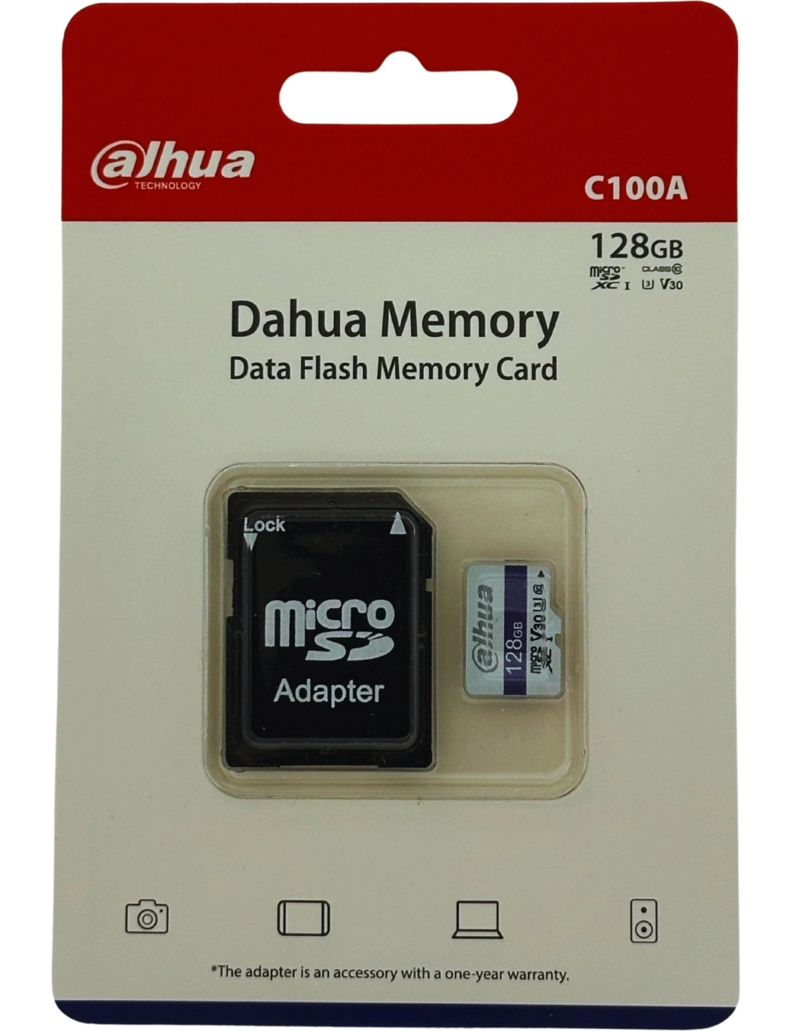 Dahua C100A 128Gb Microsdxc U3 Hafıza Kartı Sd Adaptör - Görsel 3