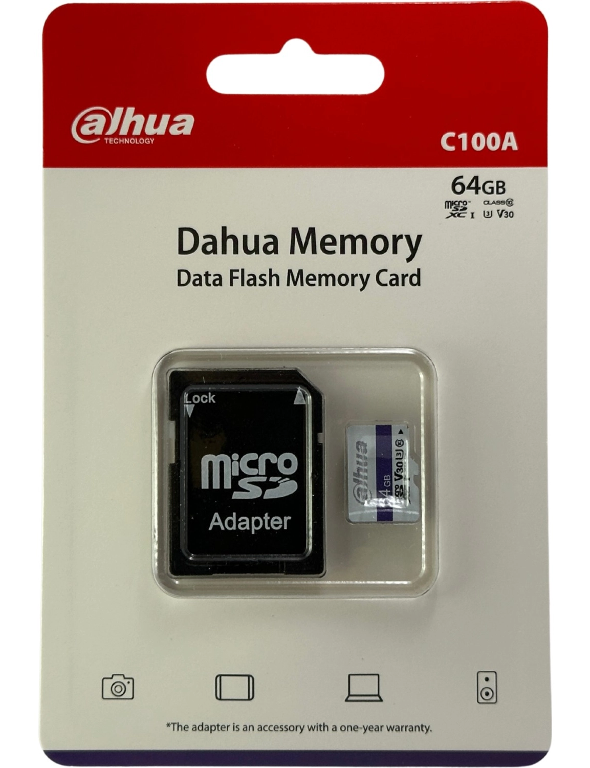 Dahua C100A 64Gb Microsdxc U3 Hafıza Kartı + Sd Adaptör - Görsel 3