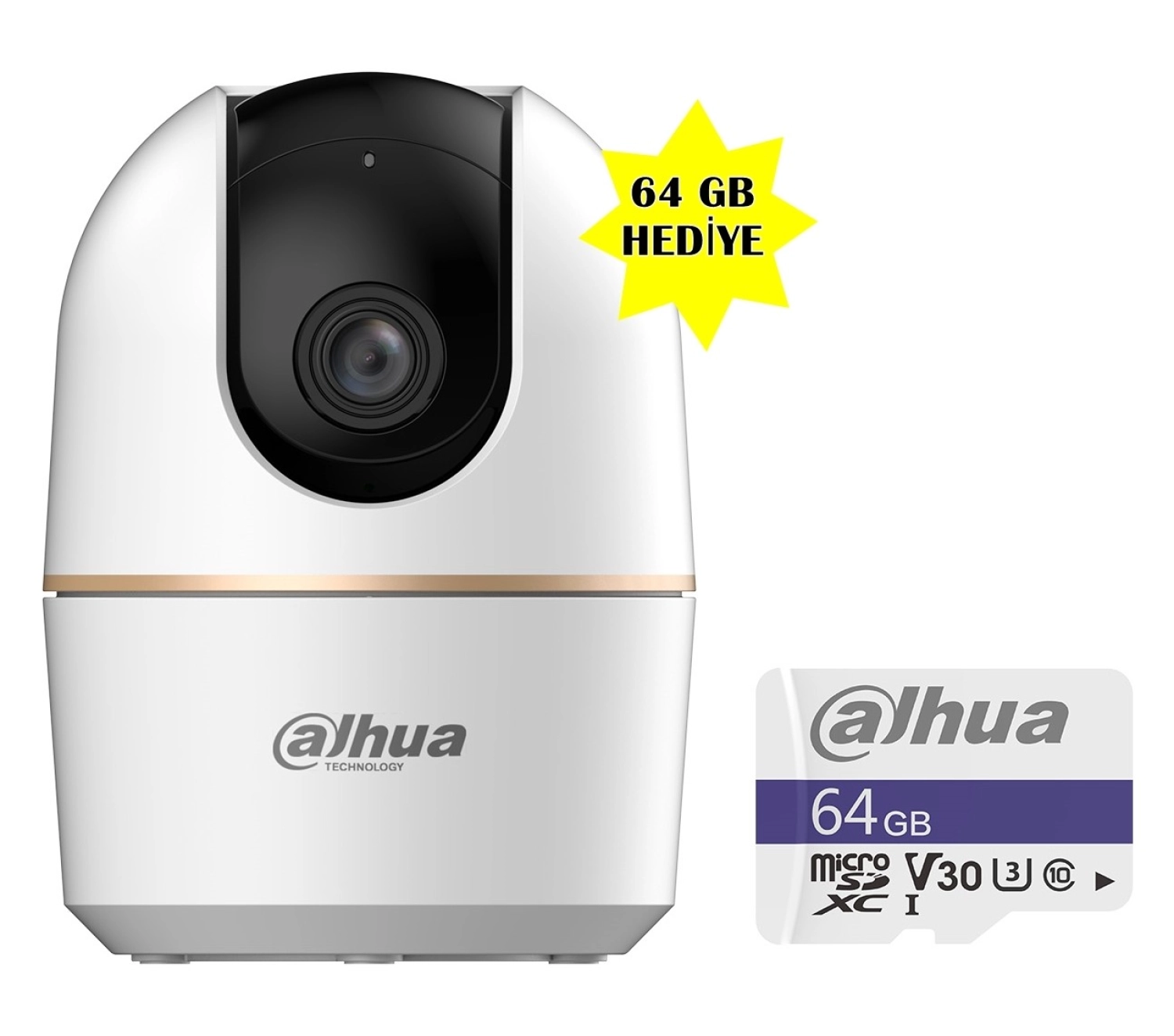 Dahua Dh-H2A Hero A1 360° Wi-Fi Gece Görüşlü Akıllı Güvenlik Kamerası ürün görseli