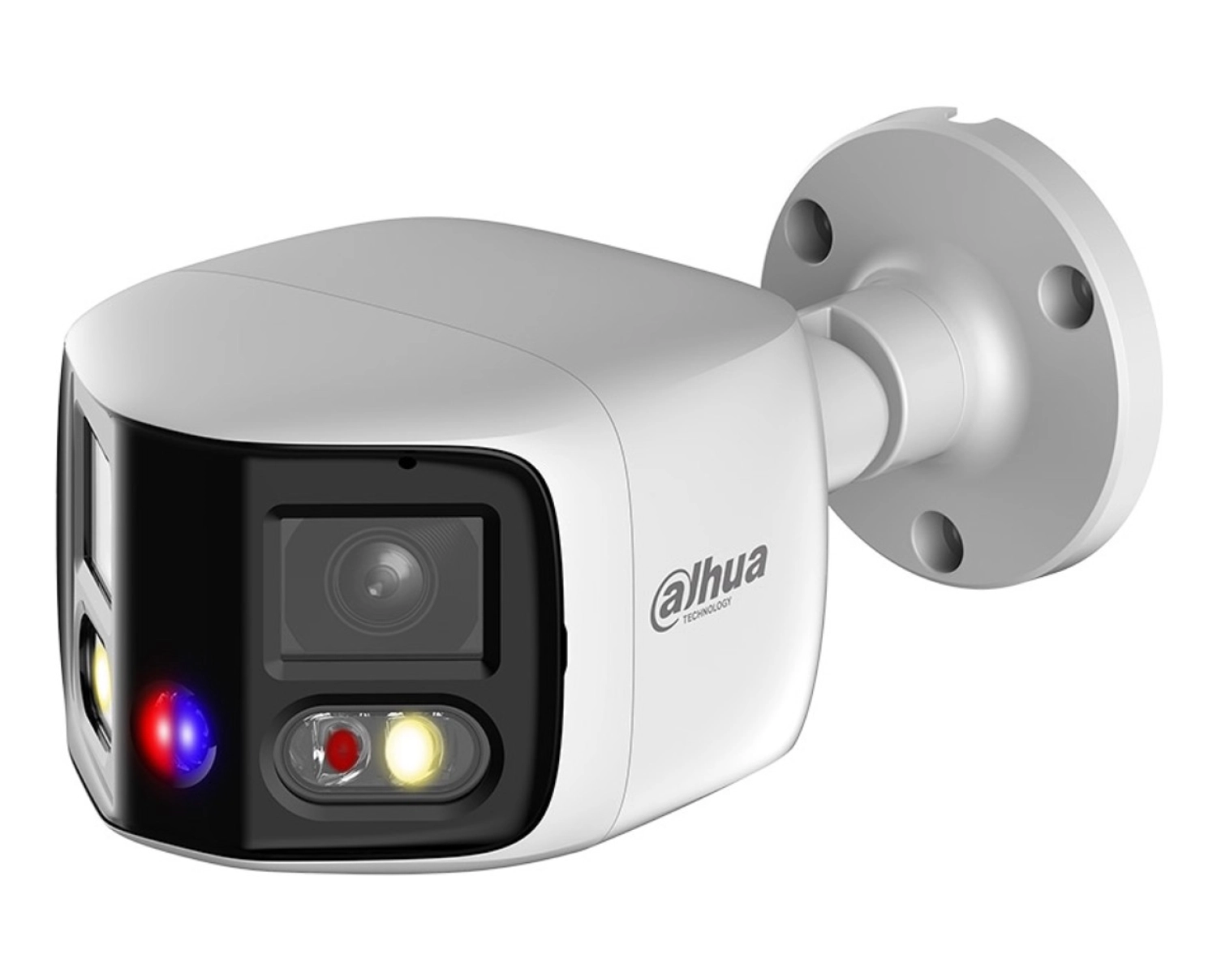 Dahua Ipc-Pfw3849S-A180-As-Pv 2X4Mp Tioc Süper Geniş Açı Bullet Kamera (Sesli Ve Işıklı İkaz,Smd+) ürün görseli