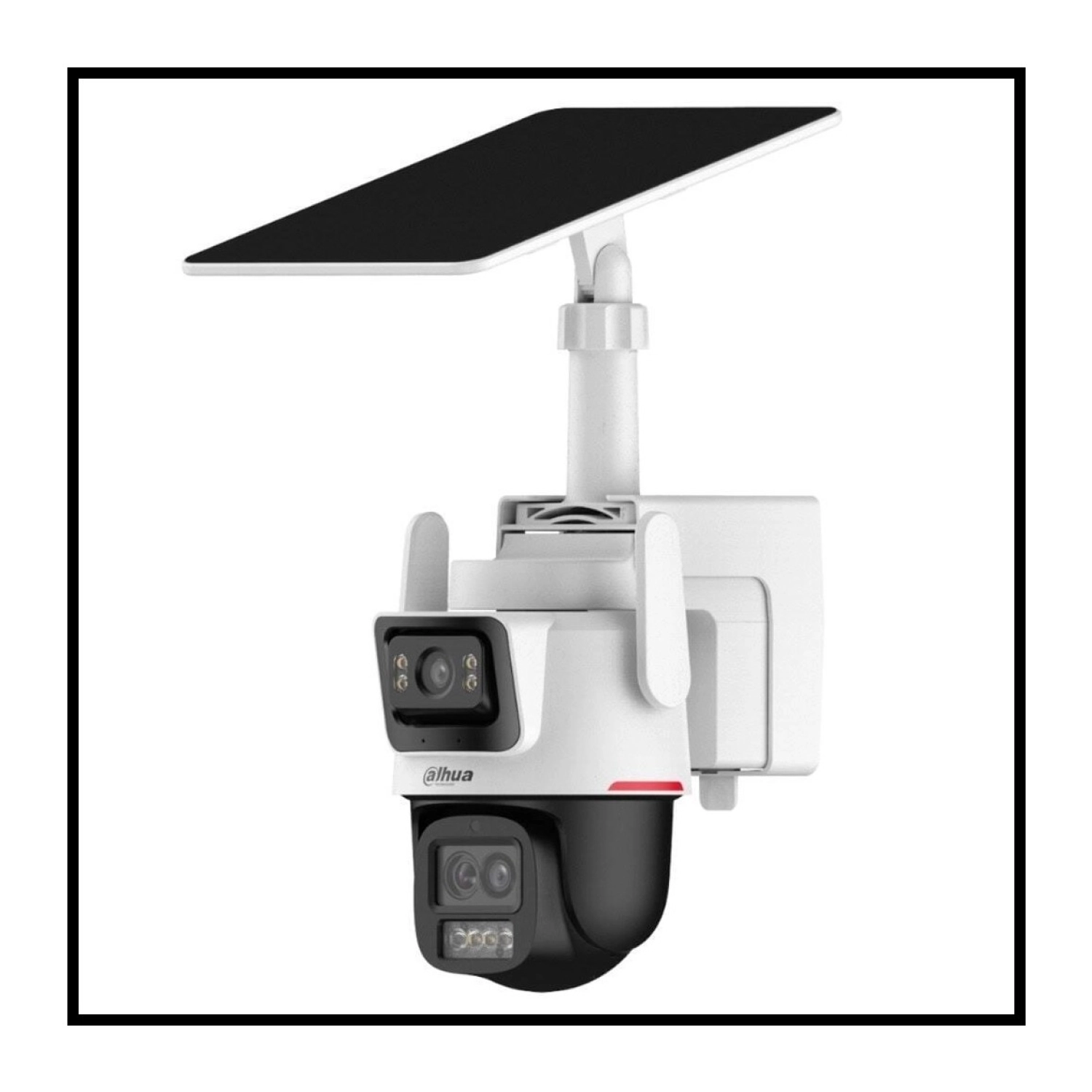 Dahua Ipc-Pts2649C-3E3Z-4Gb20, 2X 3Mpix, 2,8 Lens+3,6 Lens, Wizcolor, 50Mt Gece Görüşü, Ip66, Hybrid-Zoom Pt 4G Solar Ip Kamera ürün görseli