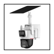 Dahua Ipc-Pts2649C-3E3Z-4Gb20, 2X 3Mpix, 2,8 Lens+3,6 Lens, Wizcolor, 50Mt Gece Görüşü, Ip66, Hybrid-Zoom Pt 4G Solar Ip Kamera