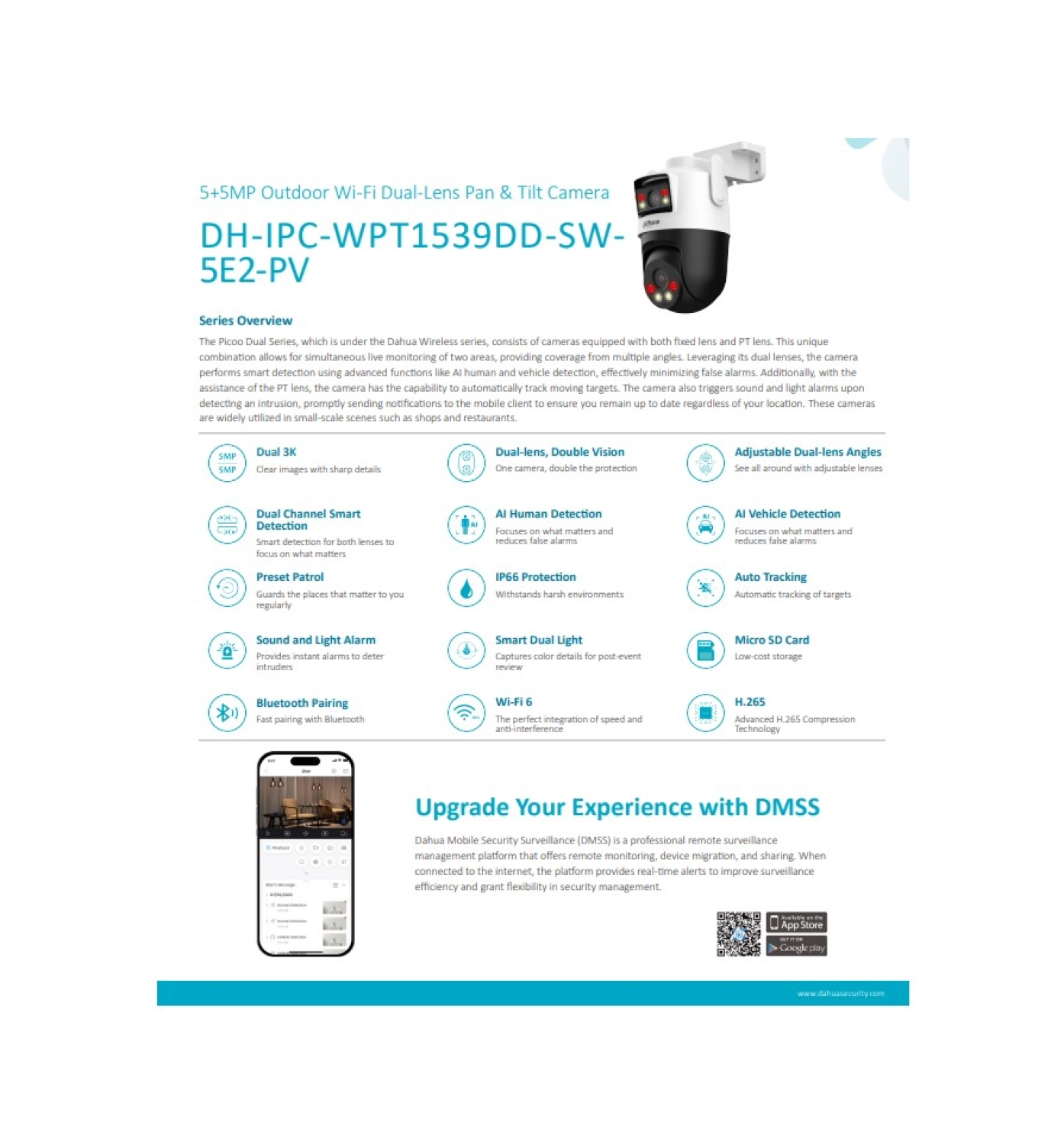 Dahua Ipc-Wpt1539Dd-Sw-5E2-Pv-0280B - Görsel 4