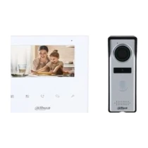 Dahua Kta04 Kablolu (Dt8) 4.3 Tft Ekran Kameralı Zil Paneli Gri Analog Villa Interkom Set