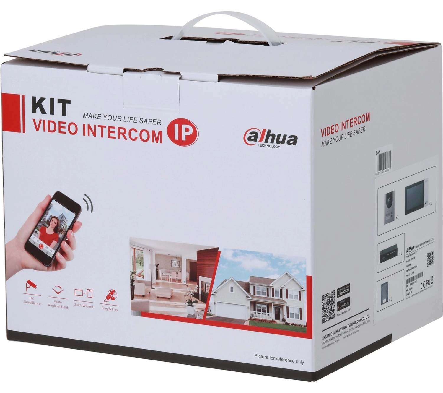Dahua Ktp01-S2(S) Ip Villa Dış Mekan Istasyonu Ve Iç Mekan Monitörü - Görsel 2