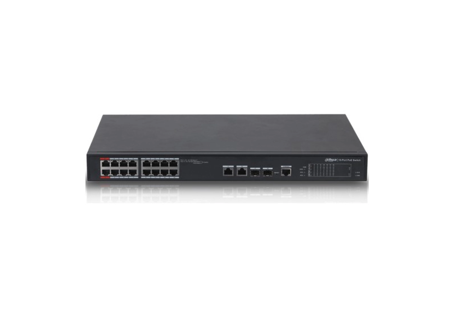 Dahua (Pfs4218-16Et-240-V3) 16 Port Poe (16Fe Poe + 2Ge Kombo + 2Ge Sfp Kombo Toplam 240W Poe) Swıtch ürün görseli