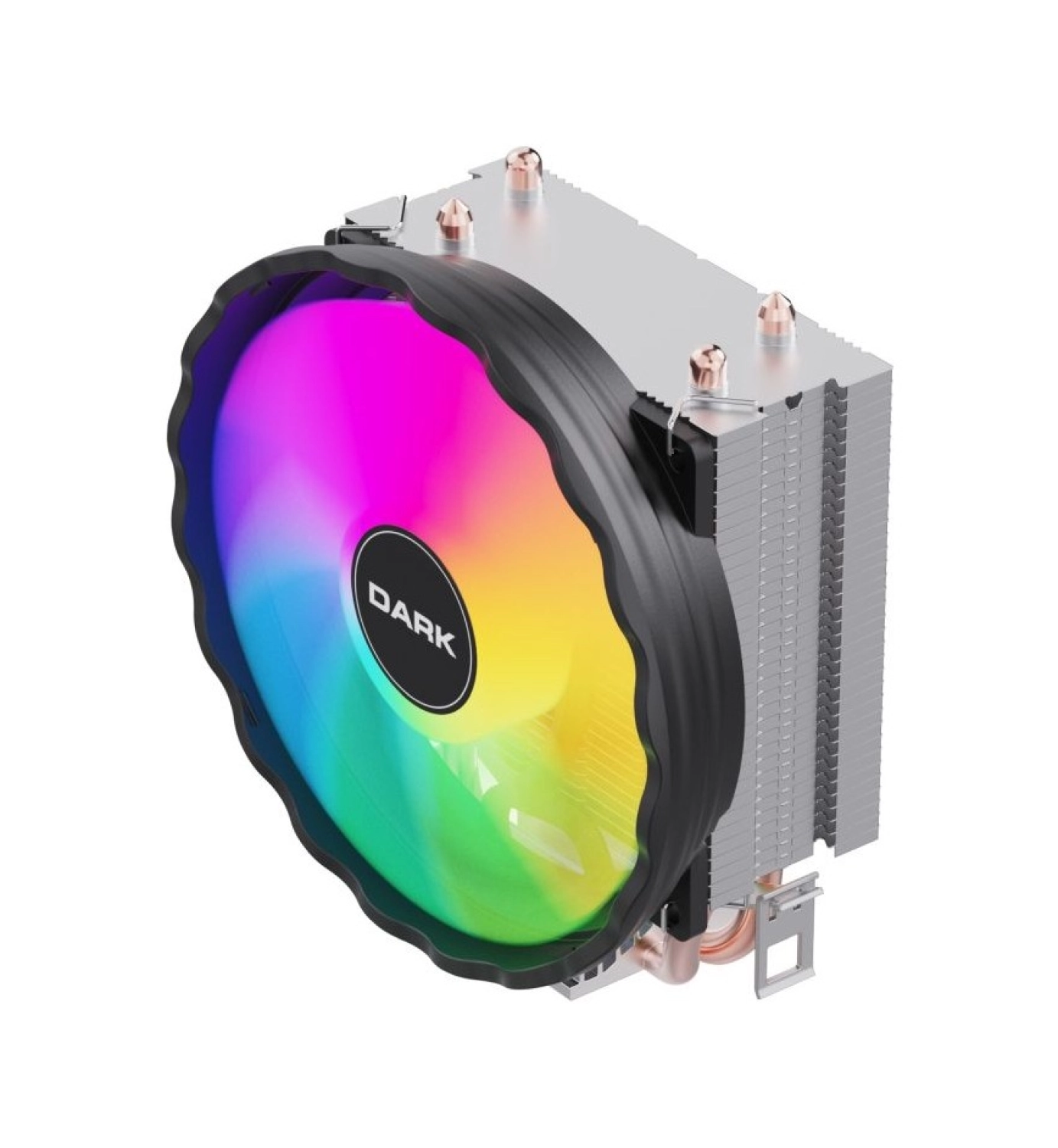 Dark Freezer X122 1X12Cm Frgb 48Cfm Led Fanlı, 100W Tdp, 2X Isı Borusu, Direct Contact Işlemci Soğutucu (Dkccx122) - Görsel 3