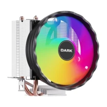 Dark Freezer X122 1X12Cm Frgb 48Cfm Led Fanlı, 100W Tdp, 2X Isı Borusu, Direct Contact Işlemci Soğutucu (Dkccx122)